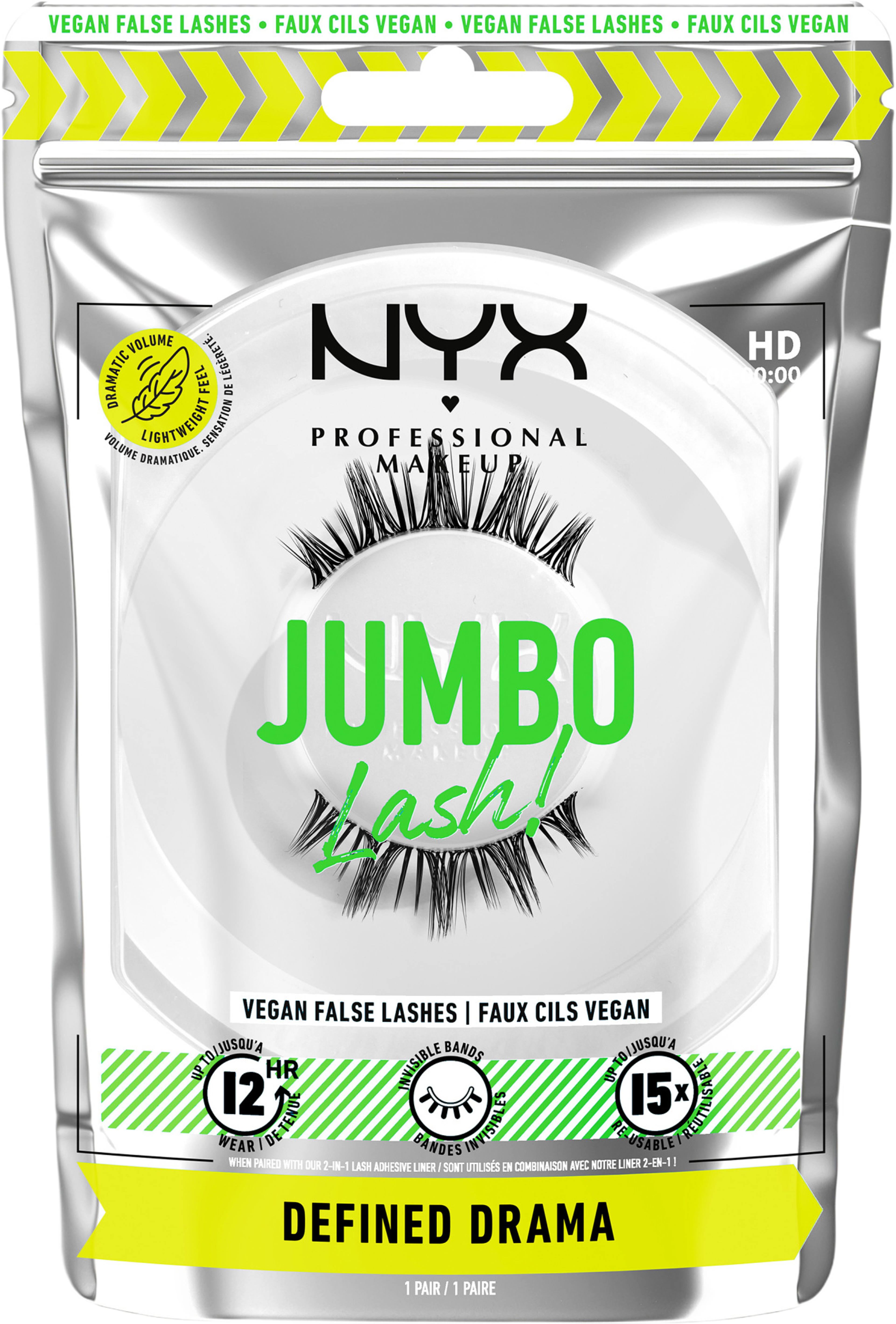 Jumbo Lash! 08 Defined Drama lösögonfransar