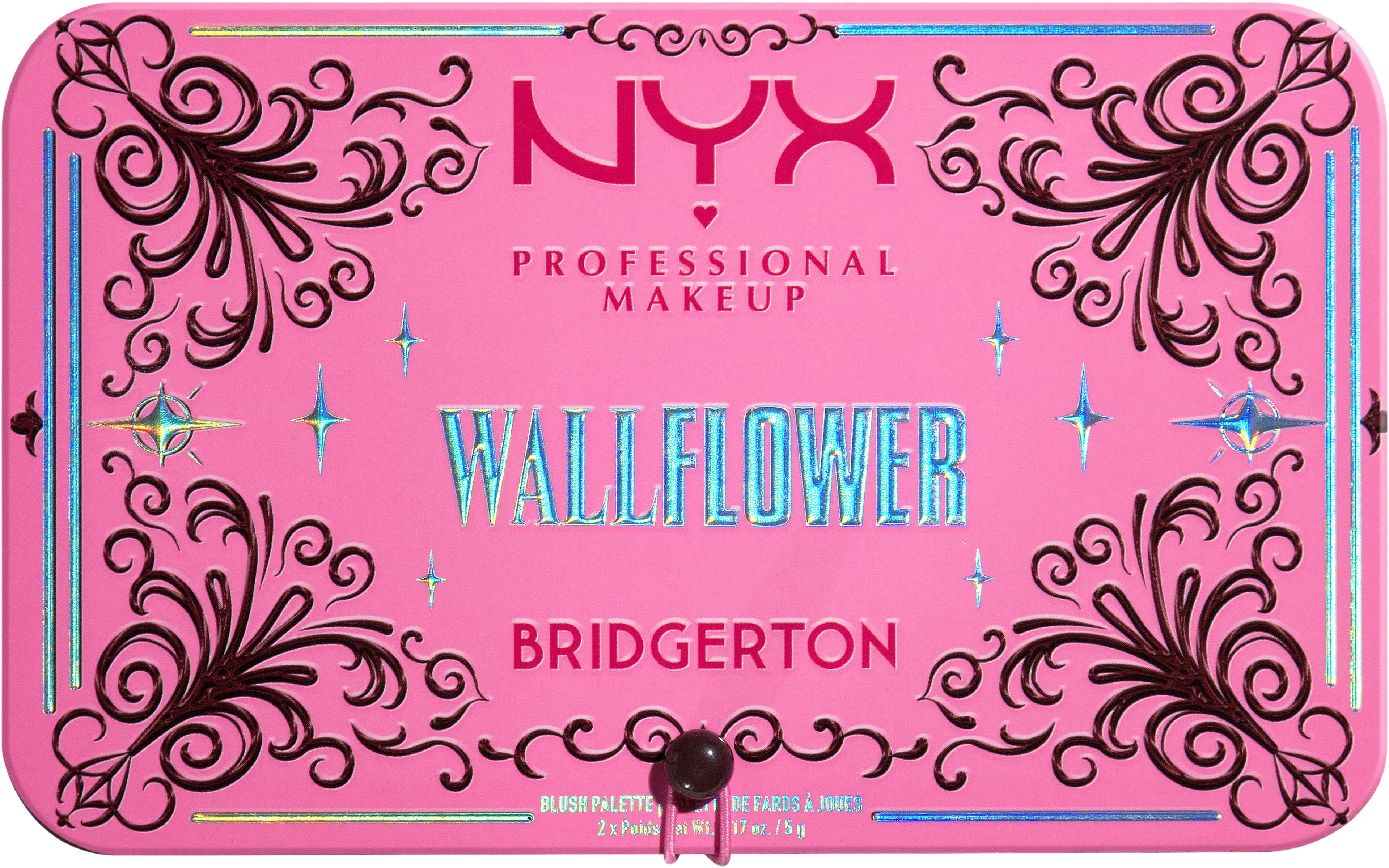 Bridgerton Royal Blushpalett 1 Wallflower, från NYX Professional Makeup. Klicka för att öppna bilden i stort format