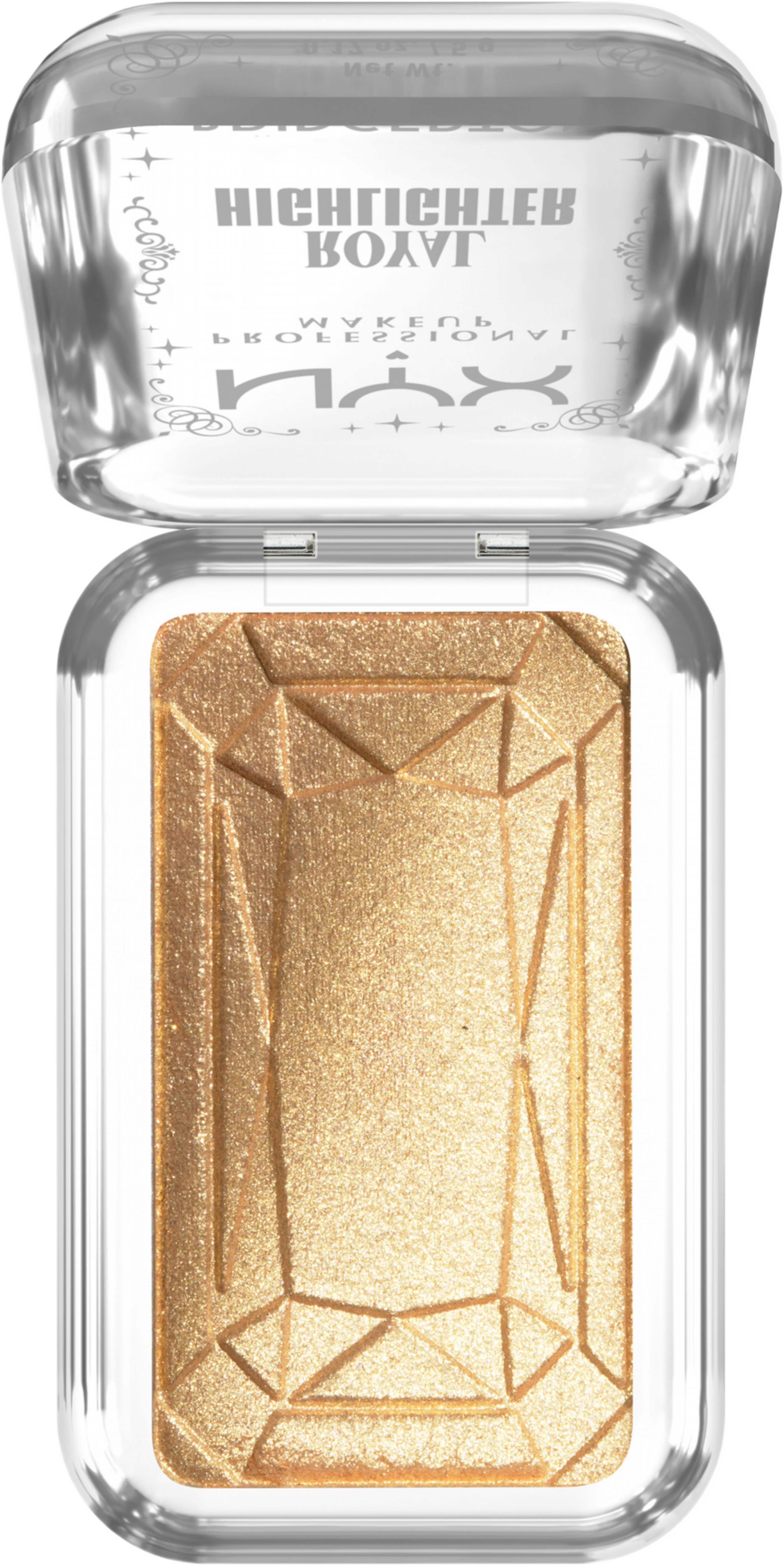 Bridgerton Royal Highlighter, från NYX Professional Makeup, i färgen 02. Klicka för att öppna bilden i stort format