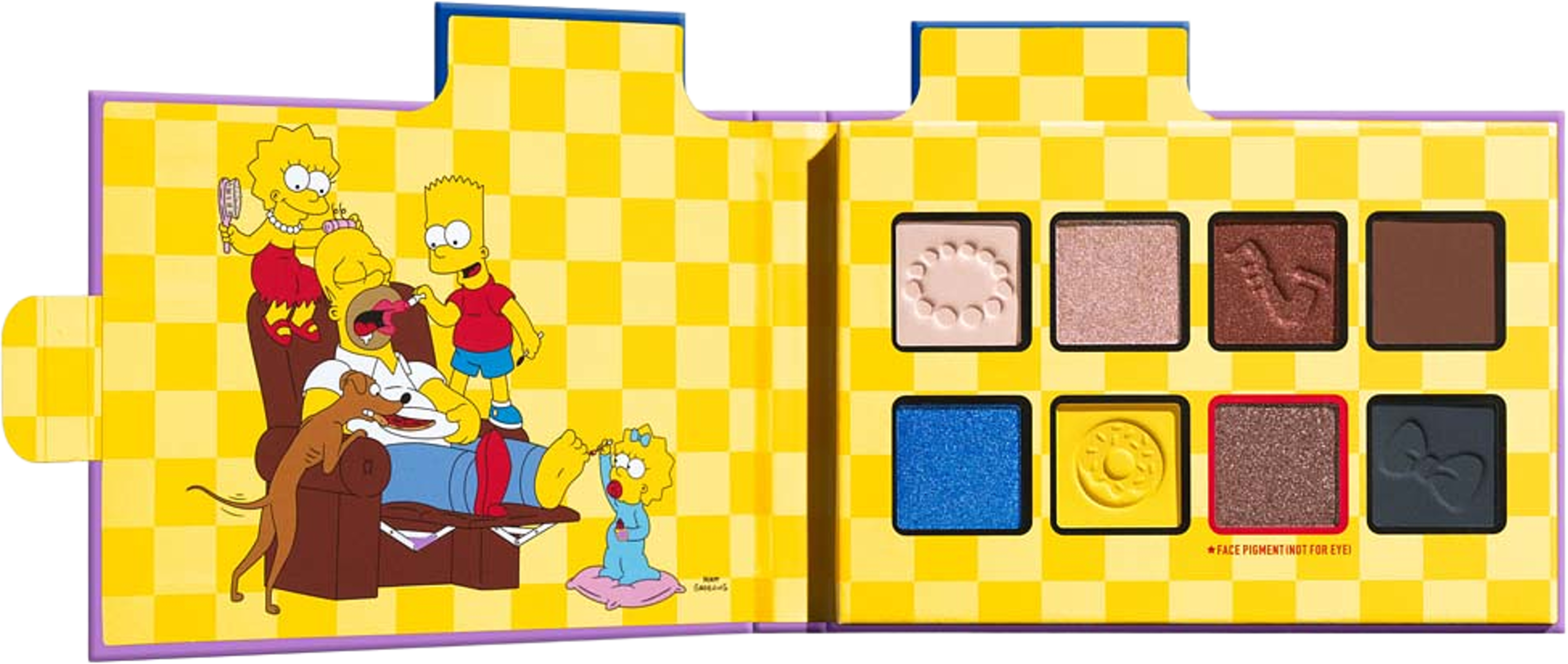 Simpson Family Palette, från NYX Professional Makeup. Klicka för att öppna bilden i stort format