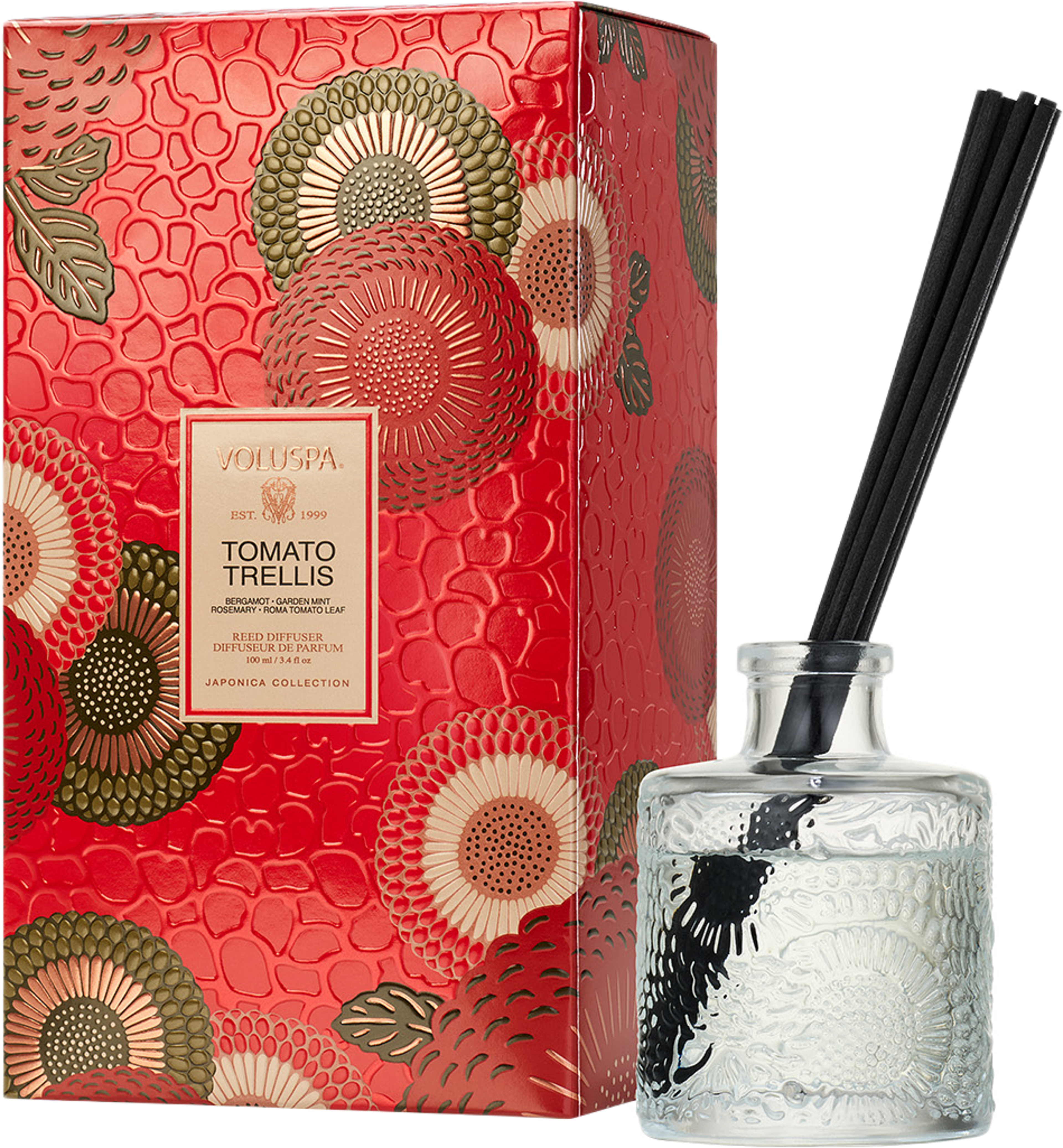 Tomato Trellis Reed Diffuser, från Voluspa. Klicka för att öppna bilden i stort format