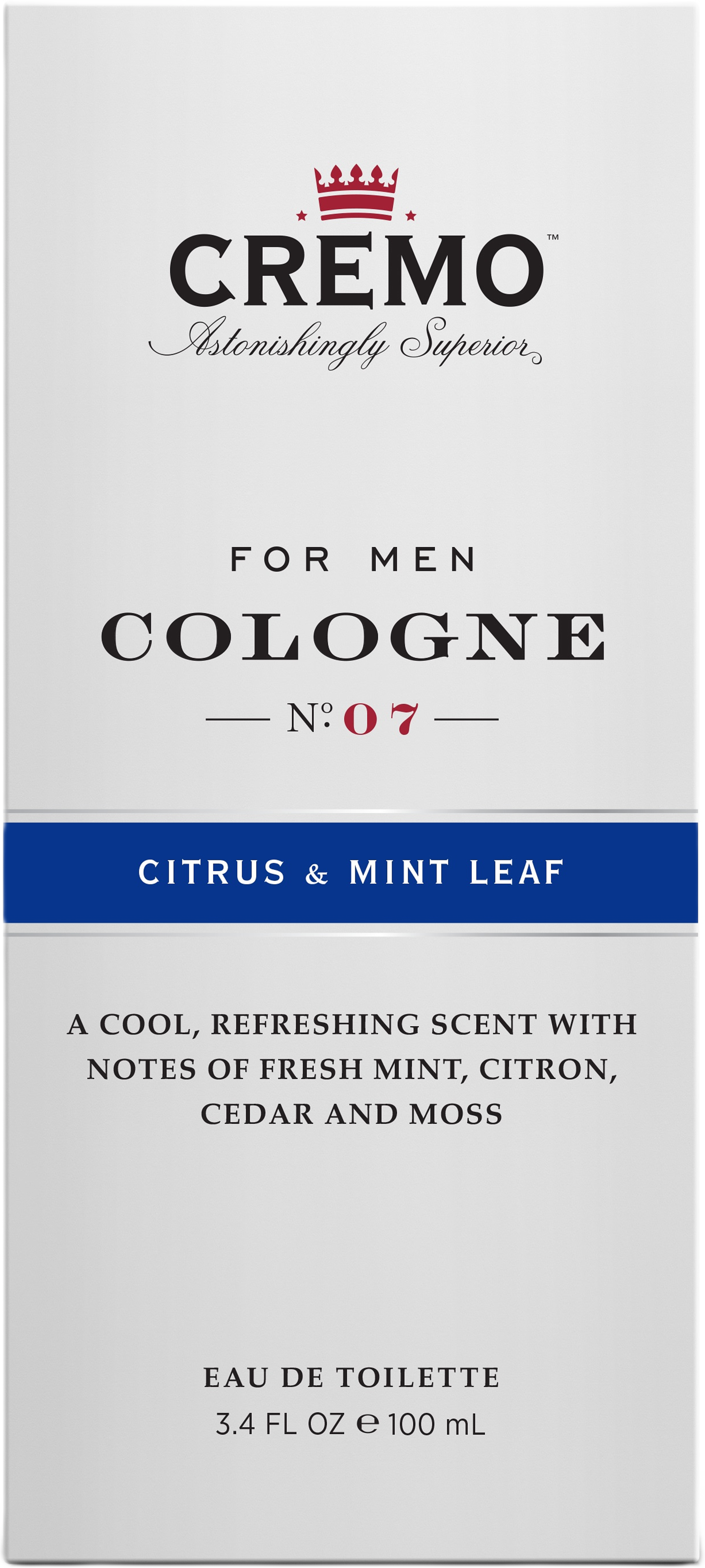 Citrus & Mint Leaf Eau de Toilette, från Cremo. Klicka för att öppna bilden i stort format