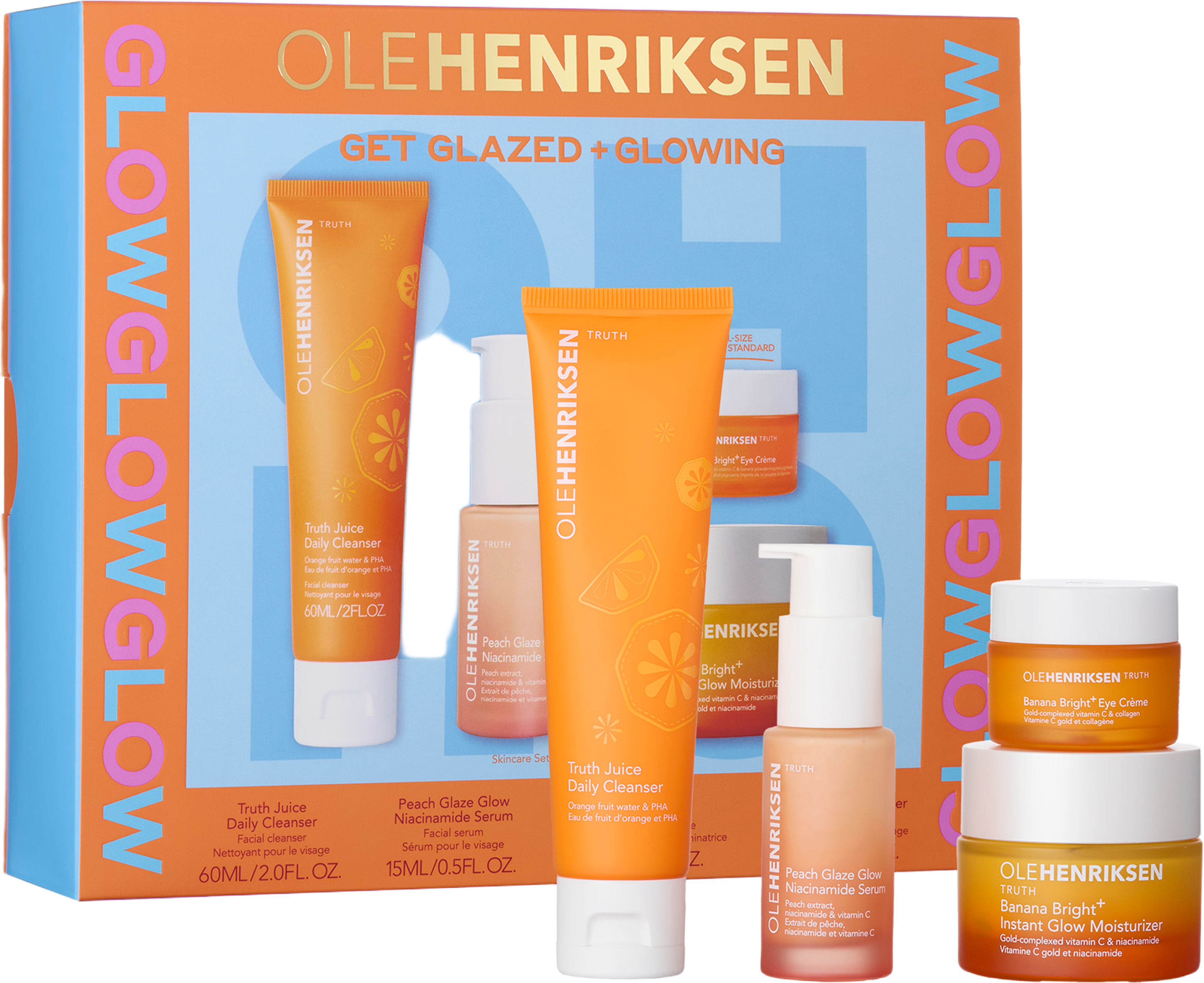 GET GLAZED + GLOWING SET, från Ole Henriksen. Klicka för att öppna bilden i stort format
