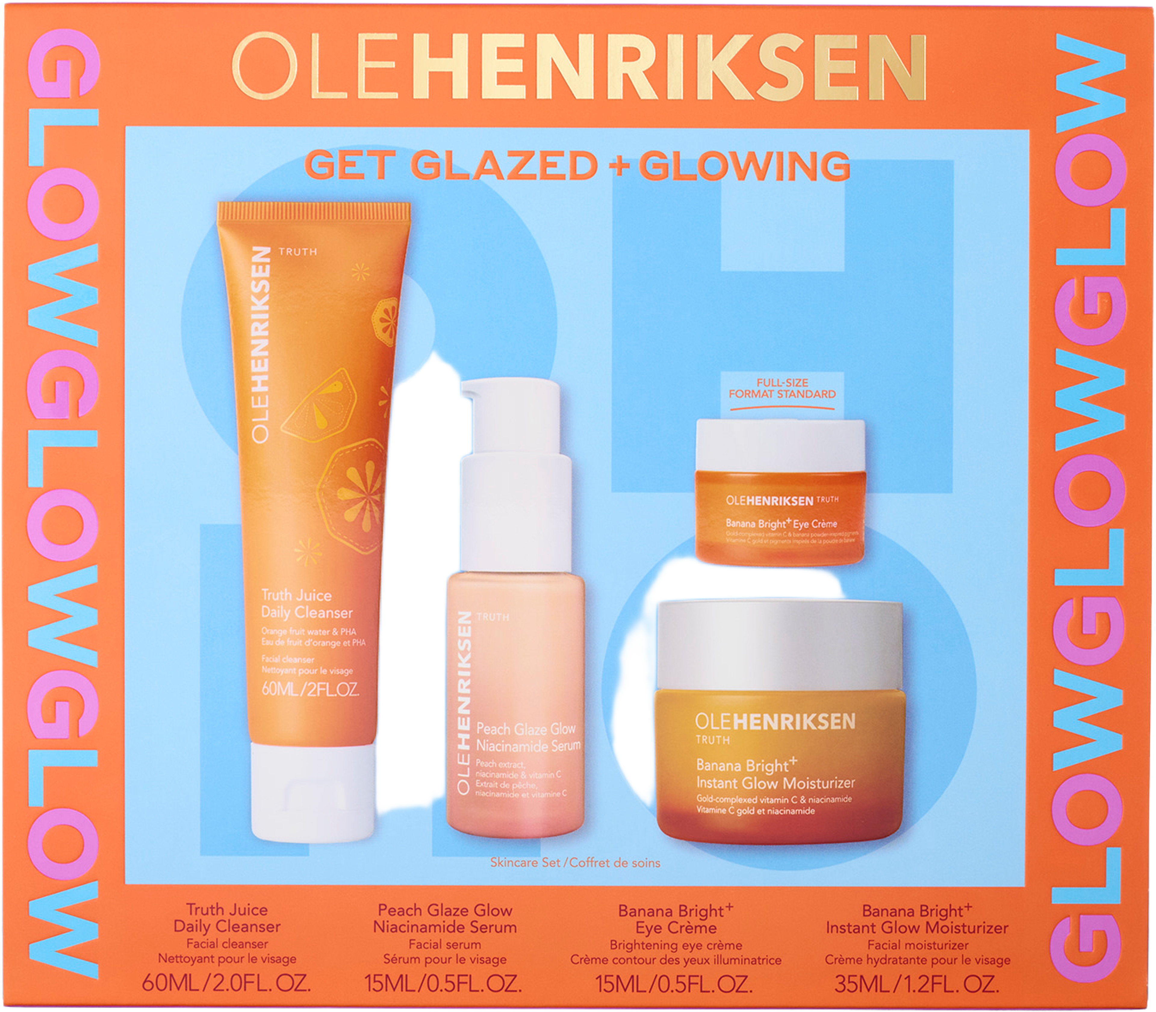 GET GLAZED + GLOWING SET, från Ole Henriksen. Klicka för att öppna bilden i stort format