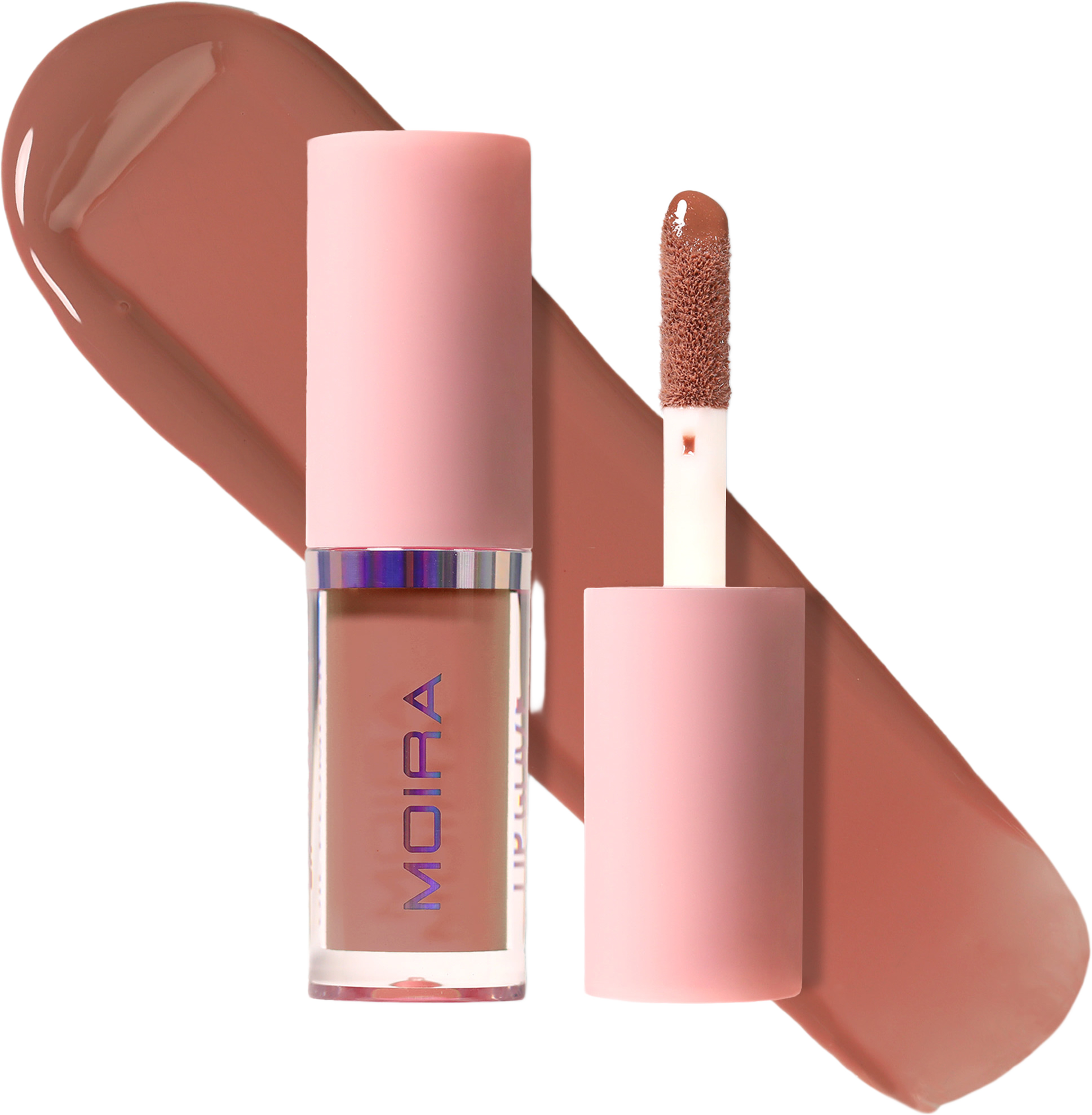 Lip Glaze Oil Plumper, från MOIRA, i färgen Outstanding. Klicka för att öppna bilden i stort format