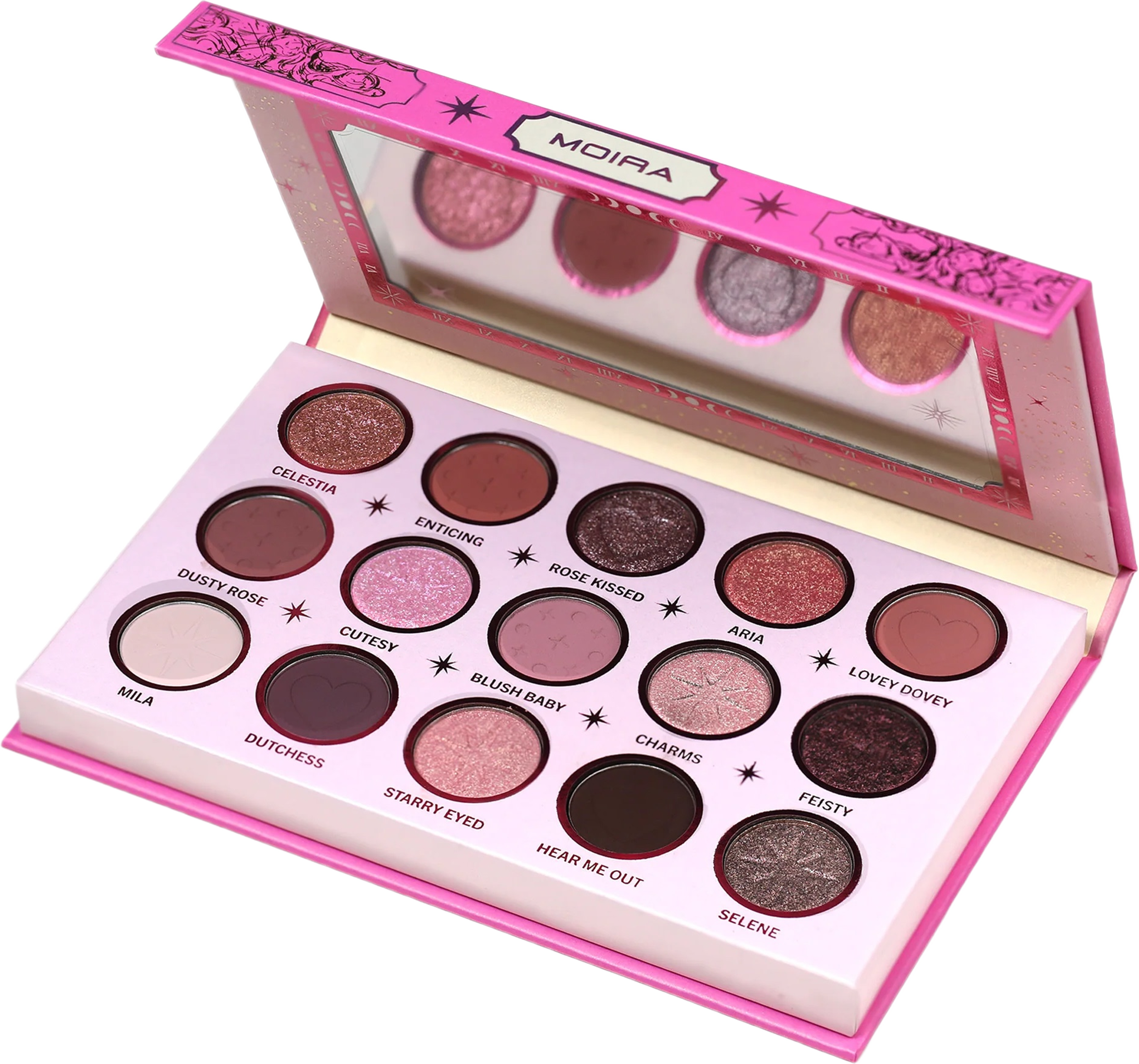 Lover's Starlight Eyeshadow Palette, från MOIRA.