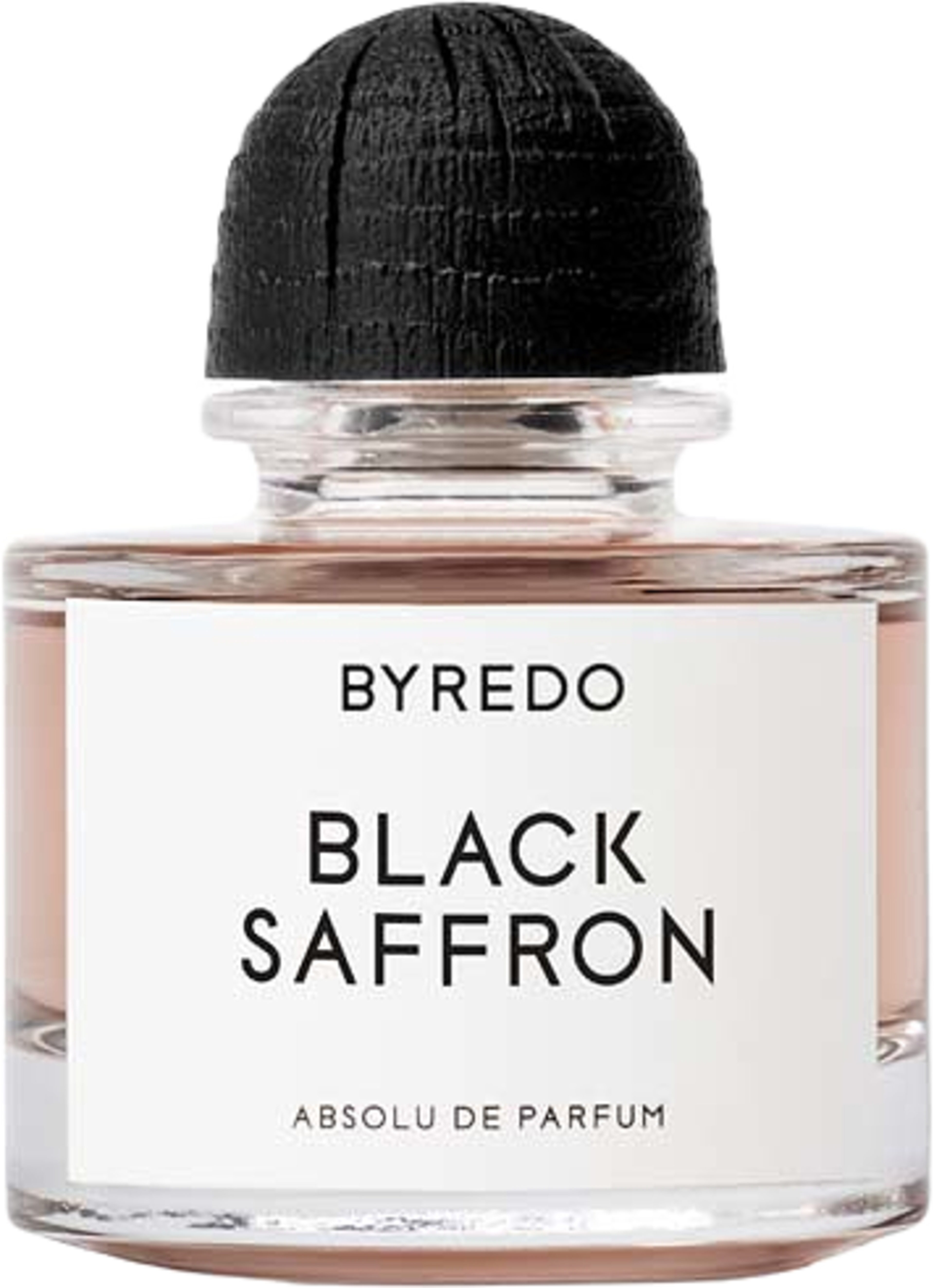 Black Saffron Absolu, från BYREDO. Klicka för att öppna bilden i stort format