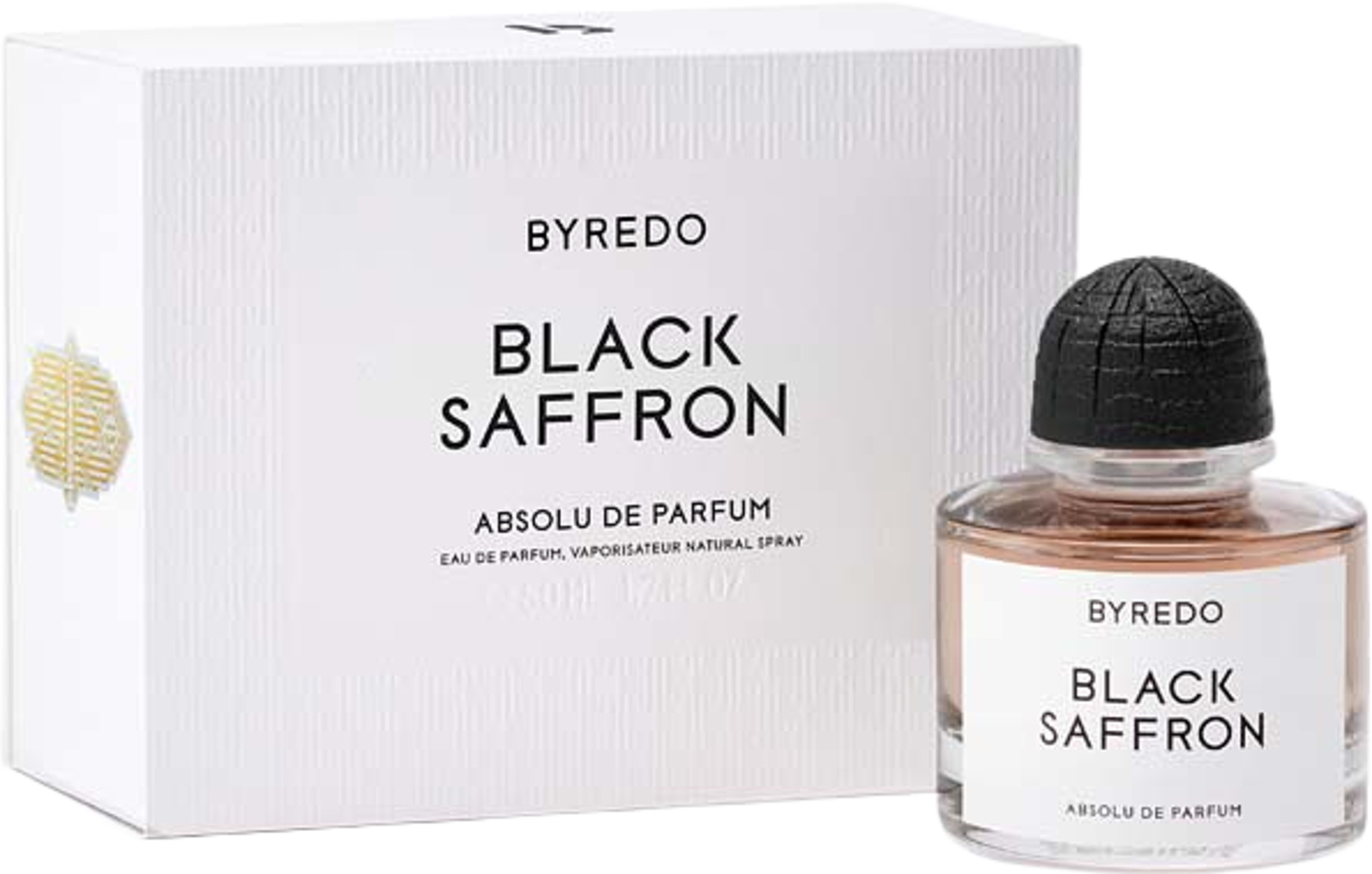 Black Saffron Absolu, från BYREDO. Klicka för att öppna bilden i stort format
