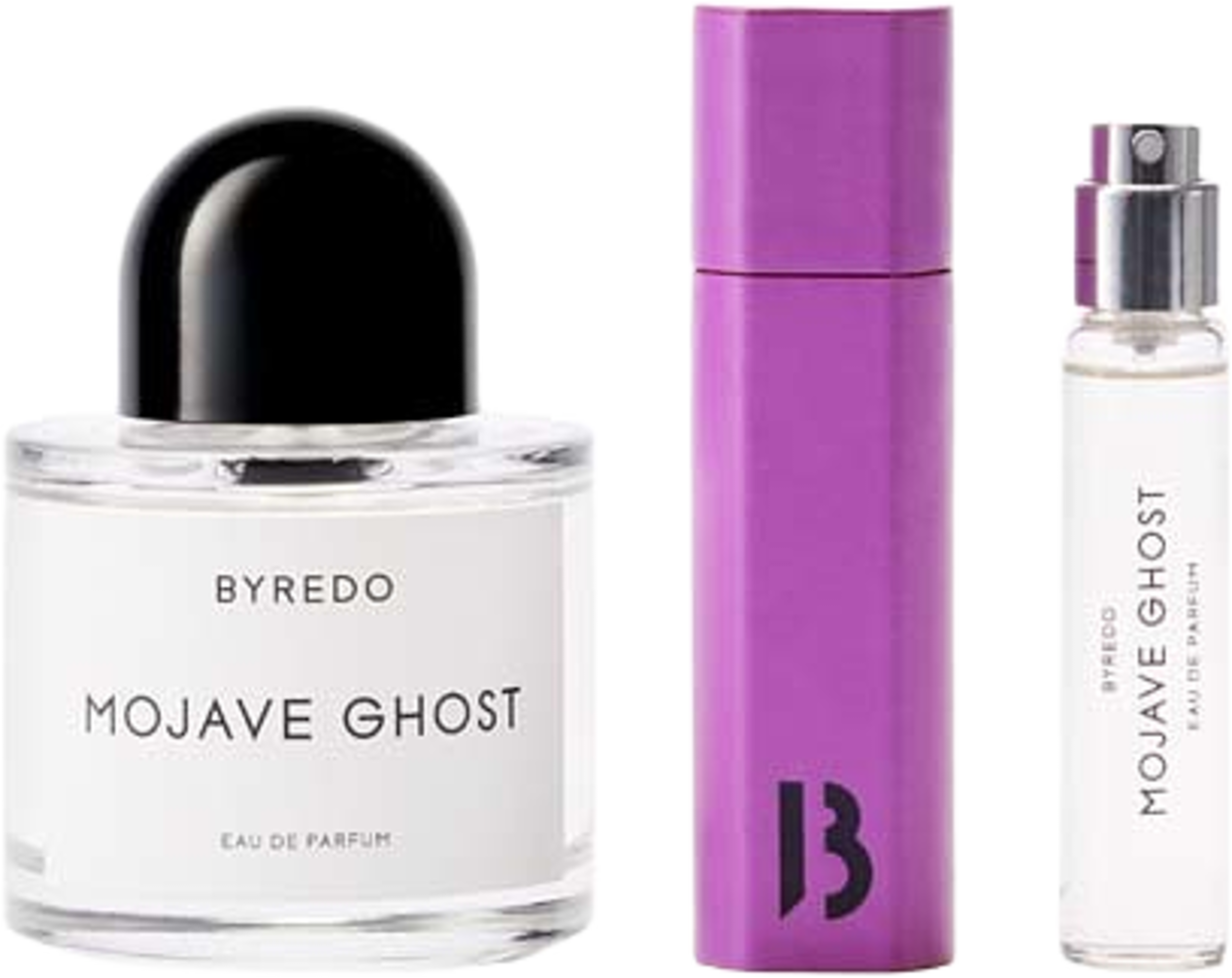 Mojave Ghost Perfume Set, från BYREDO. Klicka för att öppna bilden i stort format