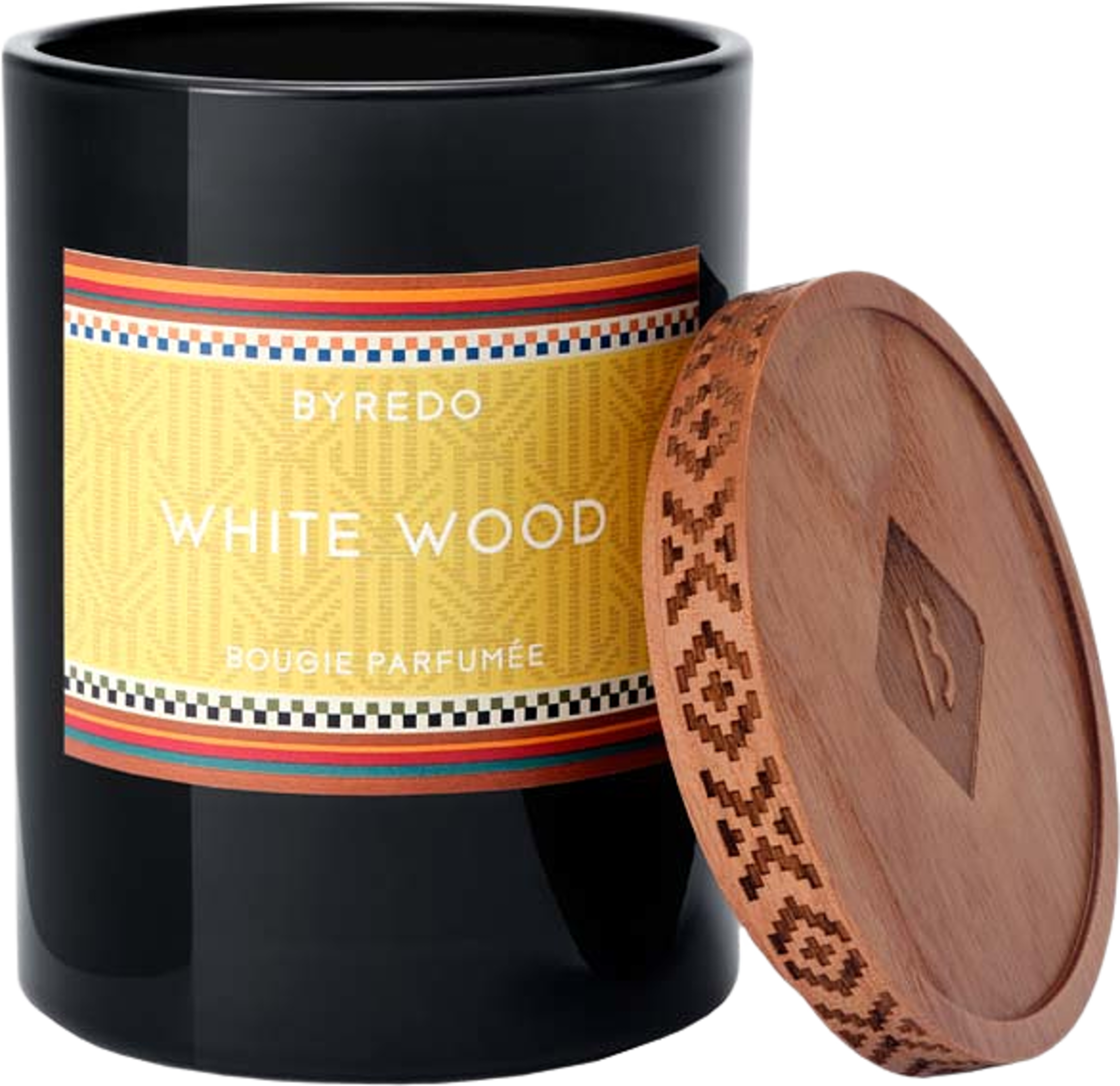 WHITE WOOD - 240g fragrance candle, från BYREDO. Klicka för att öppna bilden i stort format