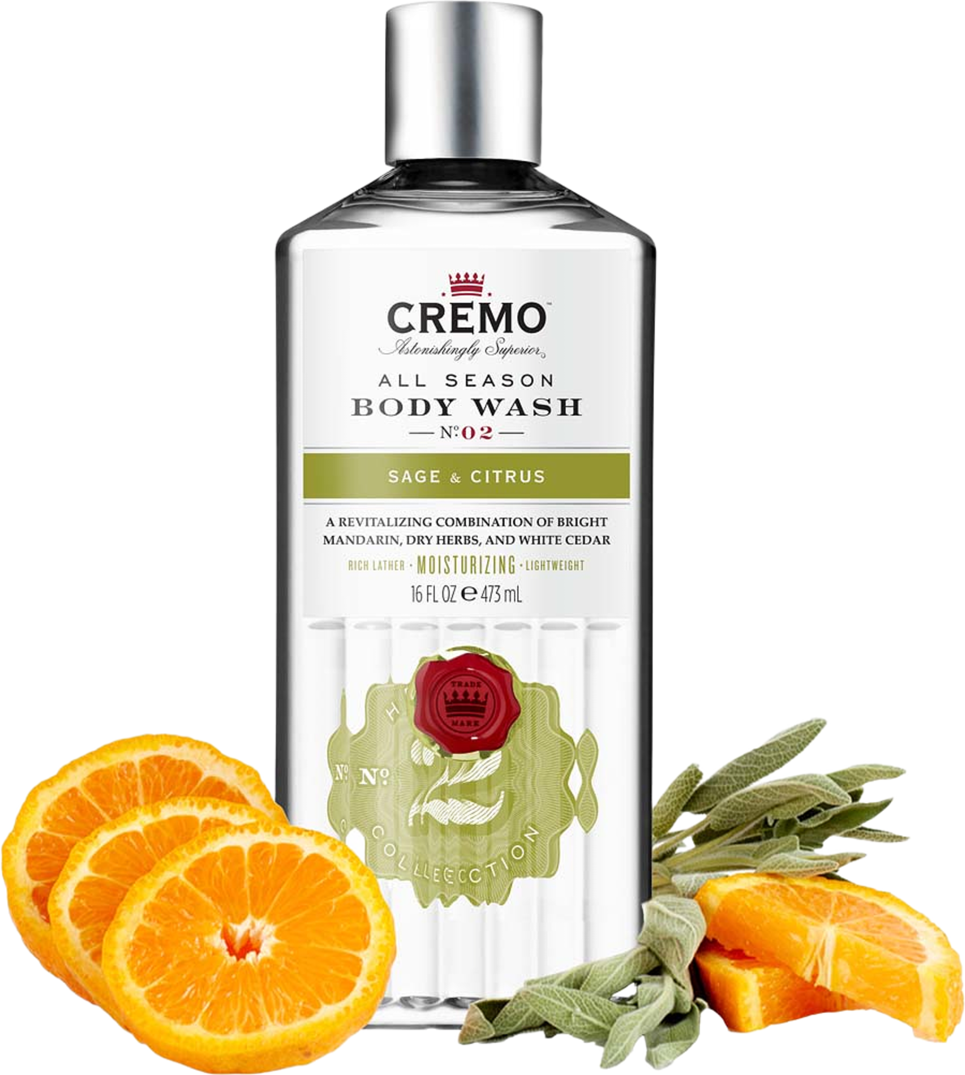 Sage & Citrus Body Wash, från Cremo. Klicka för att öppna bilden i stort format