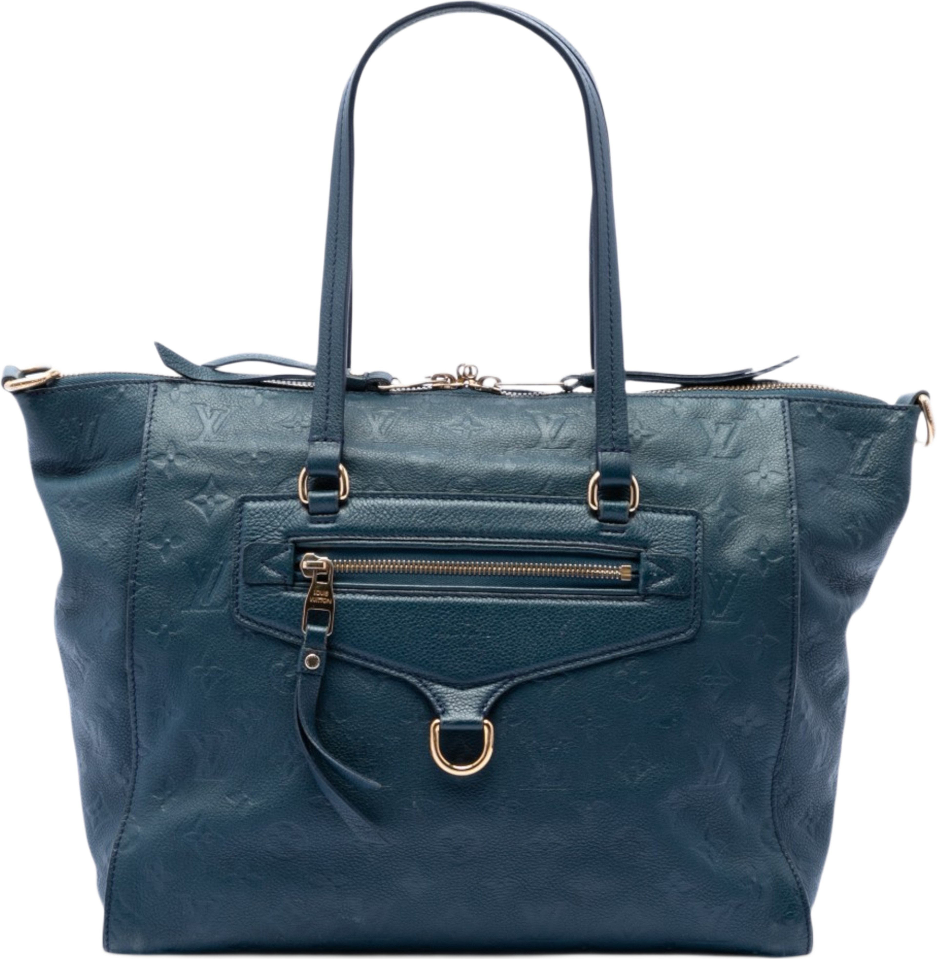 Louis Vuitton Monogram Empreinte Lumineuse Pm, från Luxclusif, i färgen blå. Klicka för att öppna bilden i stort format