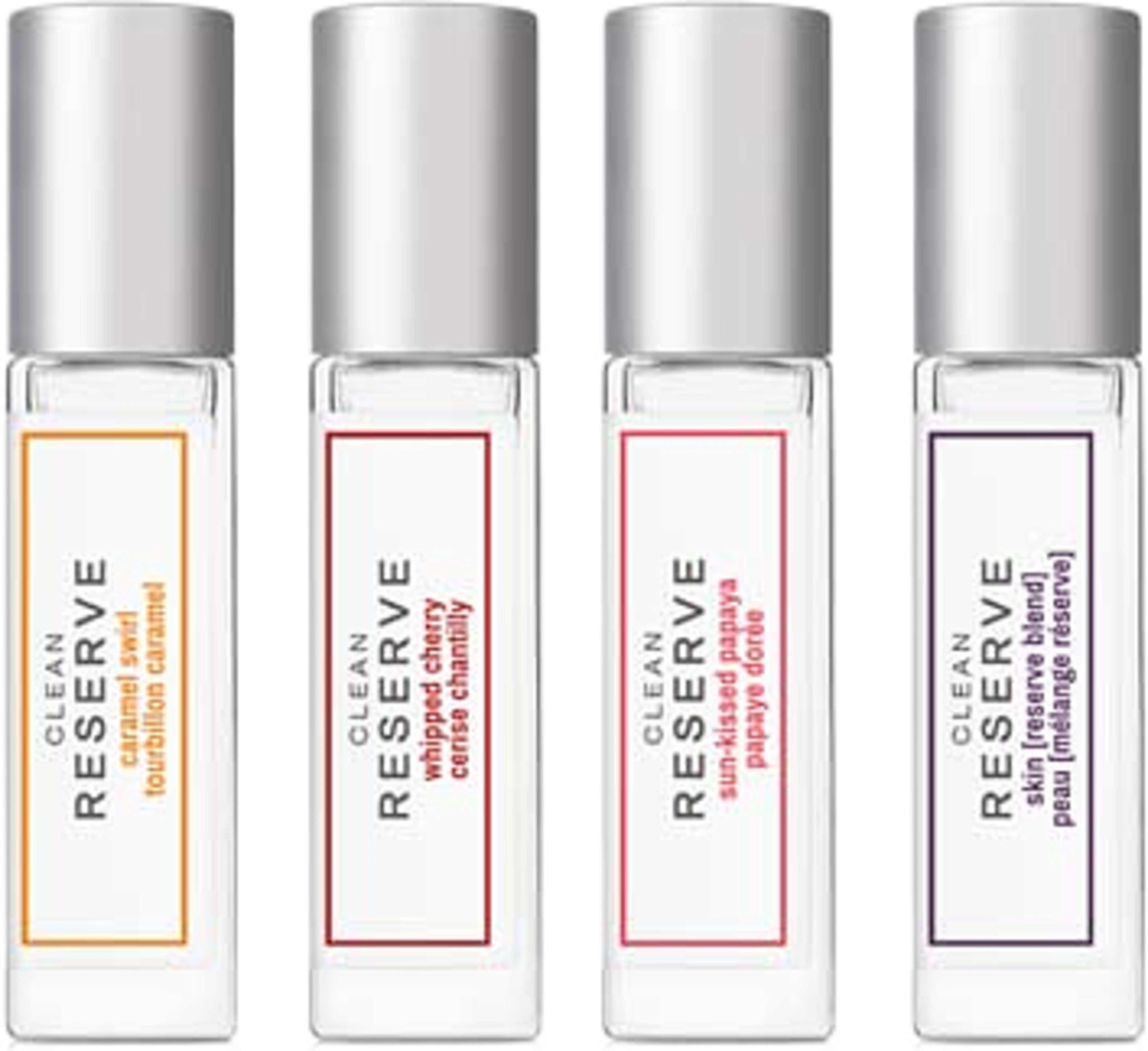 Gift Set Reserve Travel Spray Layering EdP 4 x 5 ml, från Clean. Klicka för att öppna bilden i stort format