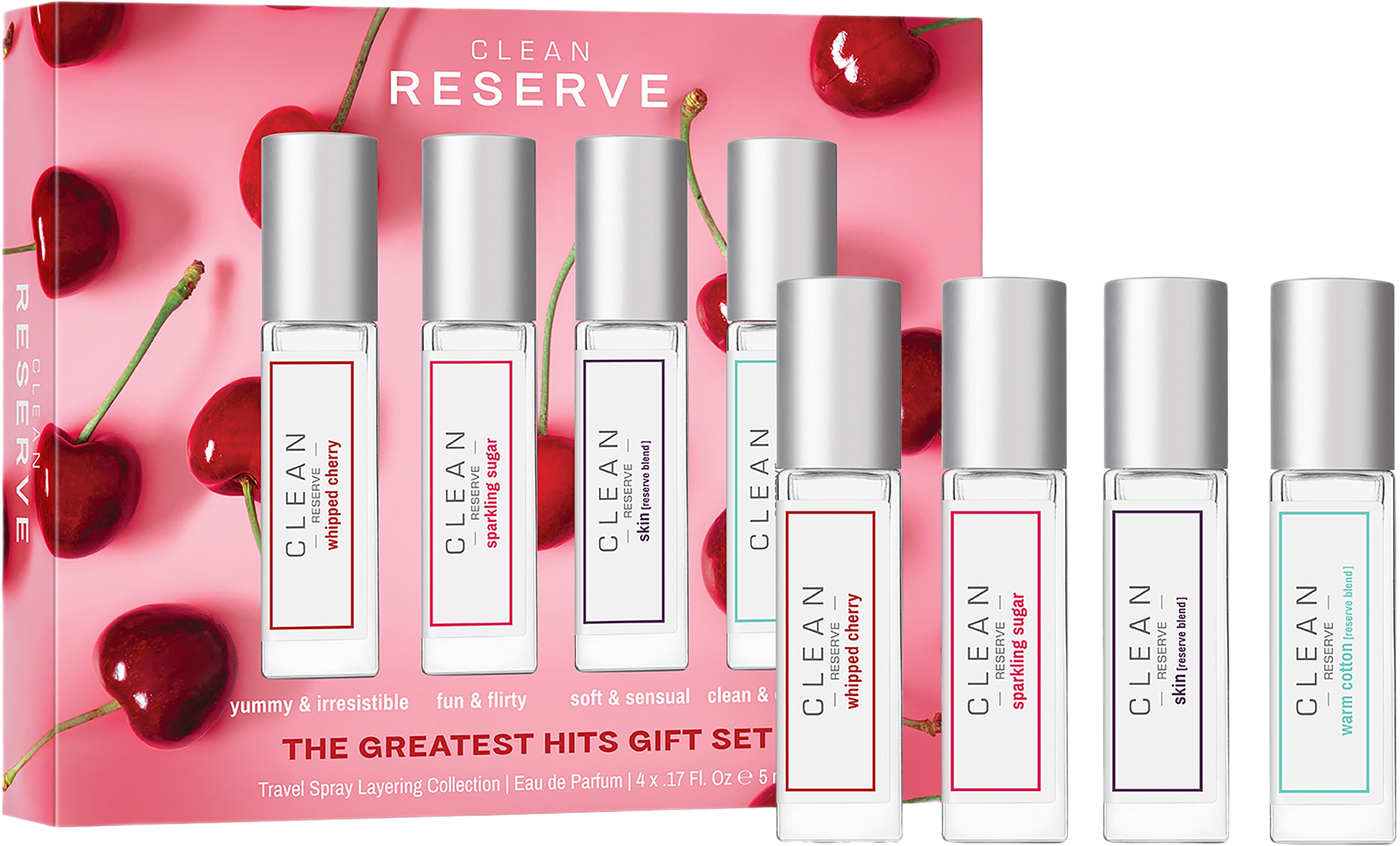 Gift Set Reserve Layering Travel Spray EdP, från Clean. Klicka för att öppna bilden i stort format