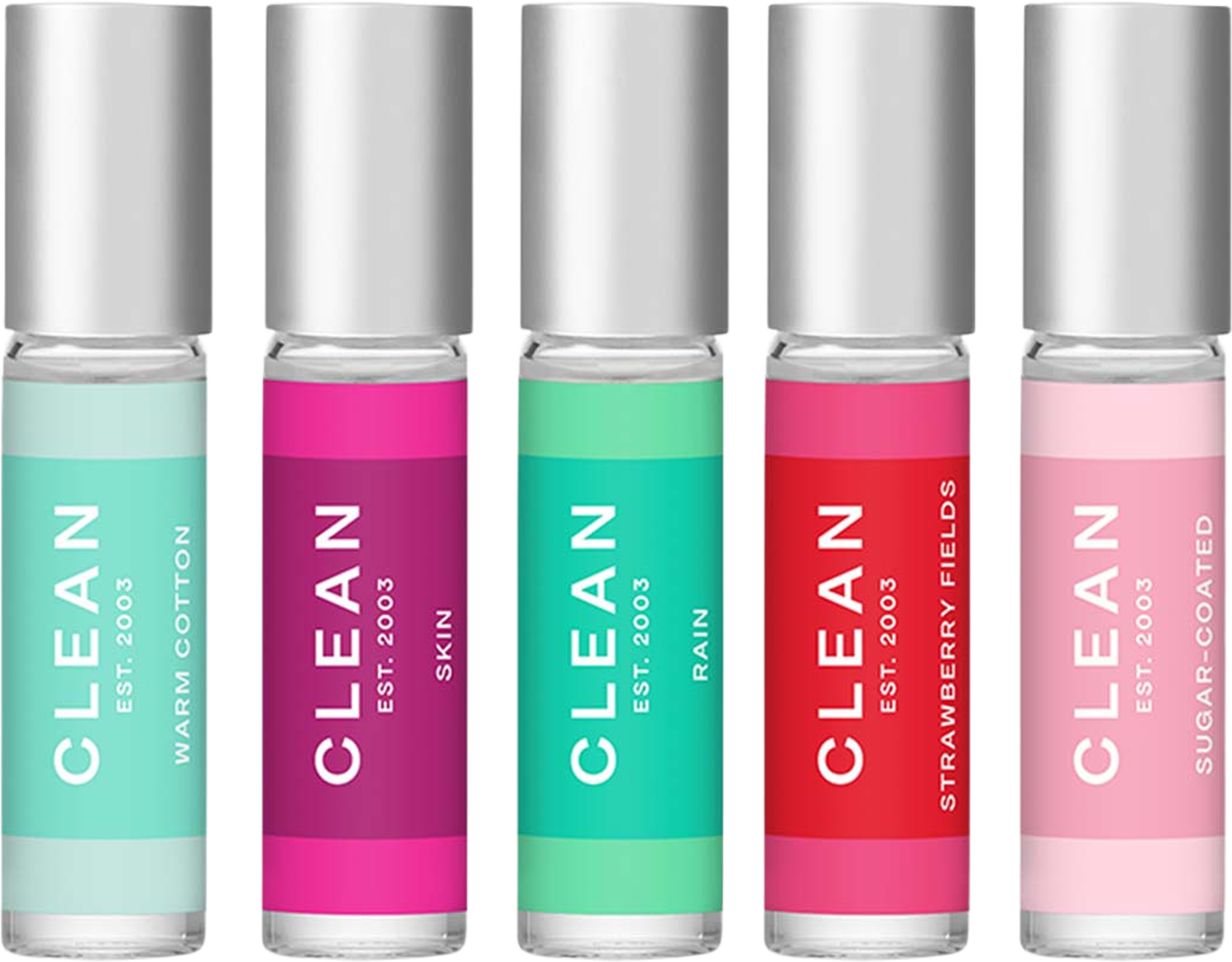 Gift Set Spring Sweet Things EdP 5 x 5 ml, från Clean. Klicka för att öppna bilden i stort format