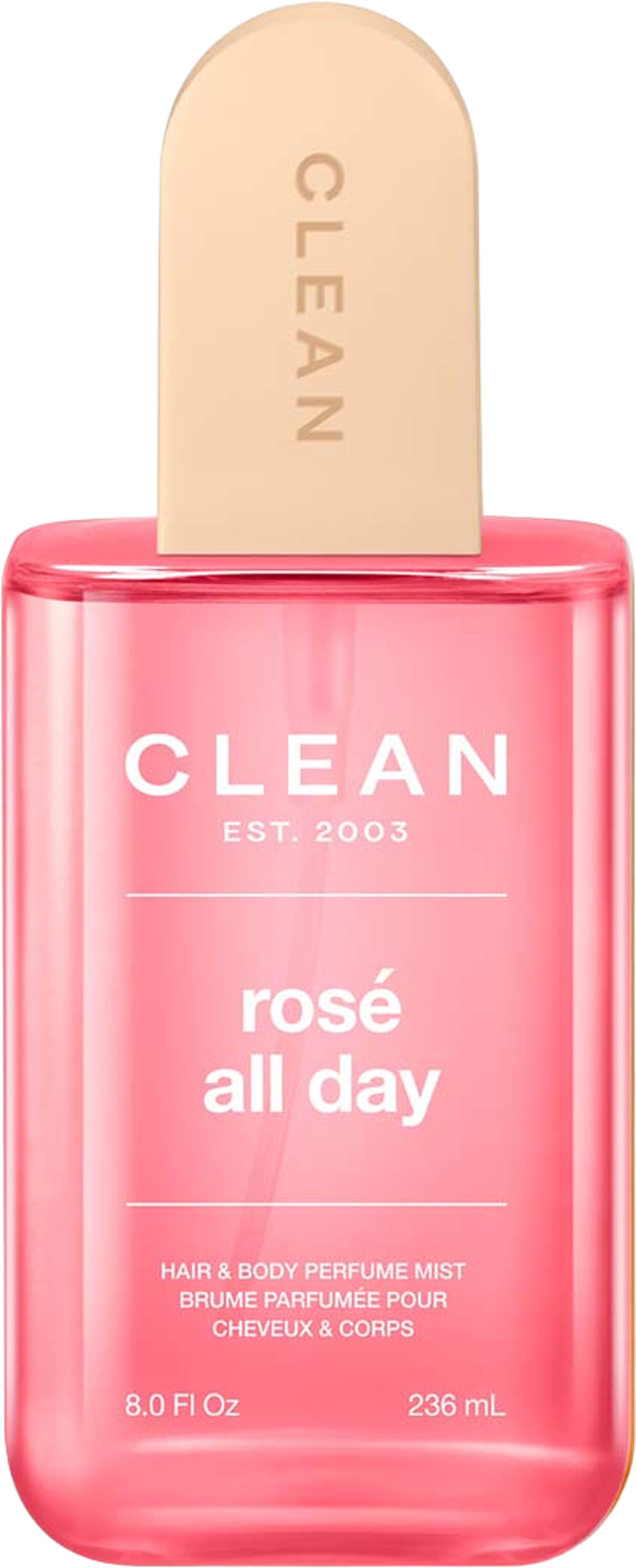 Rosé All Day Hair & Body Perfume Mist, från Clean. Klicka för att öppna bilden i stort format