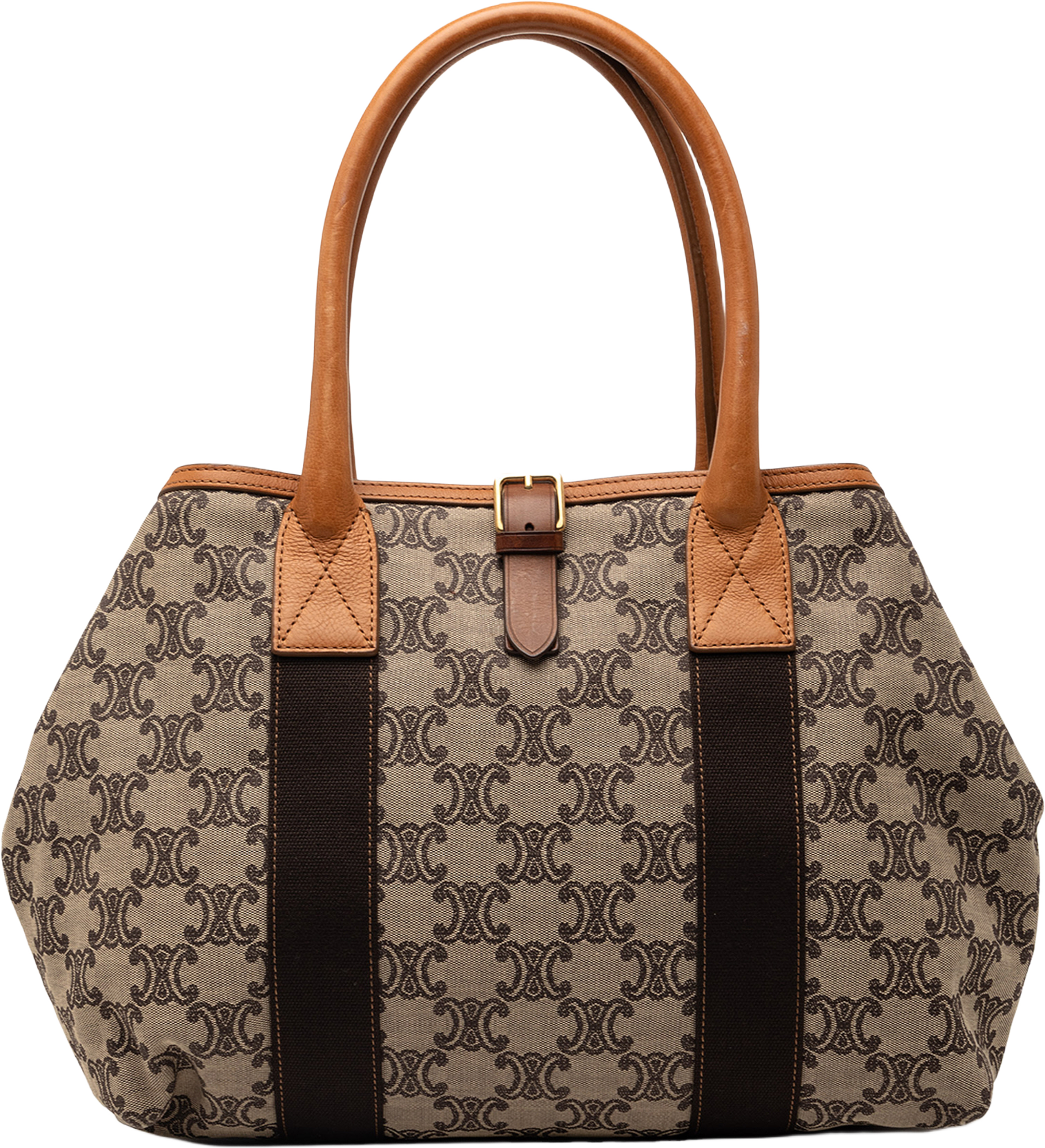 Celine Macadam Canvas Tote, från Luxclusif, i färgen beige. Klicka för att öppna bilden i stort format