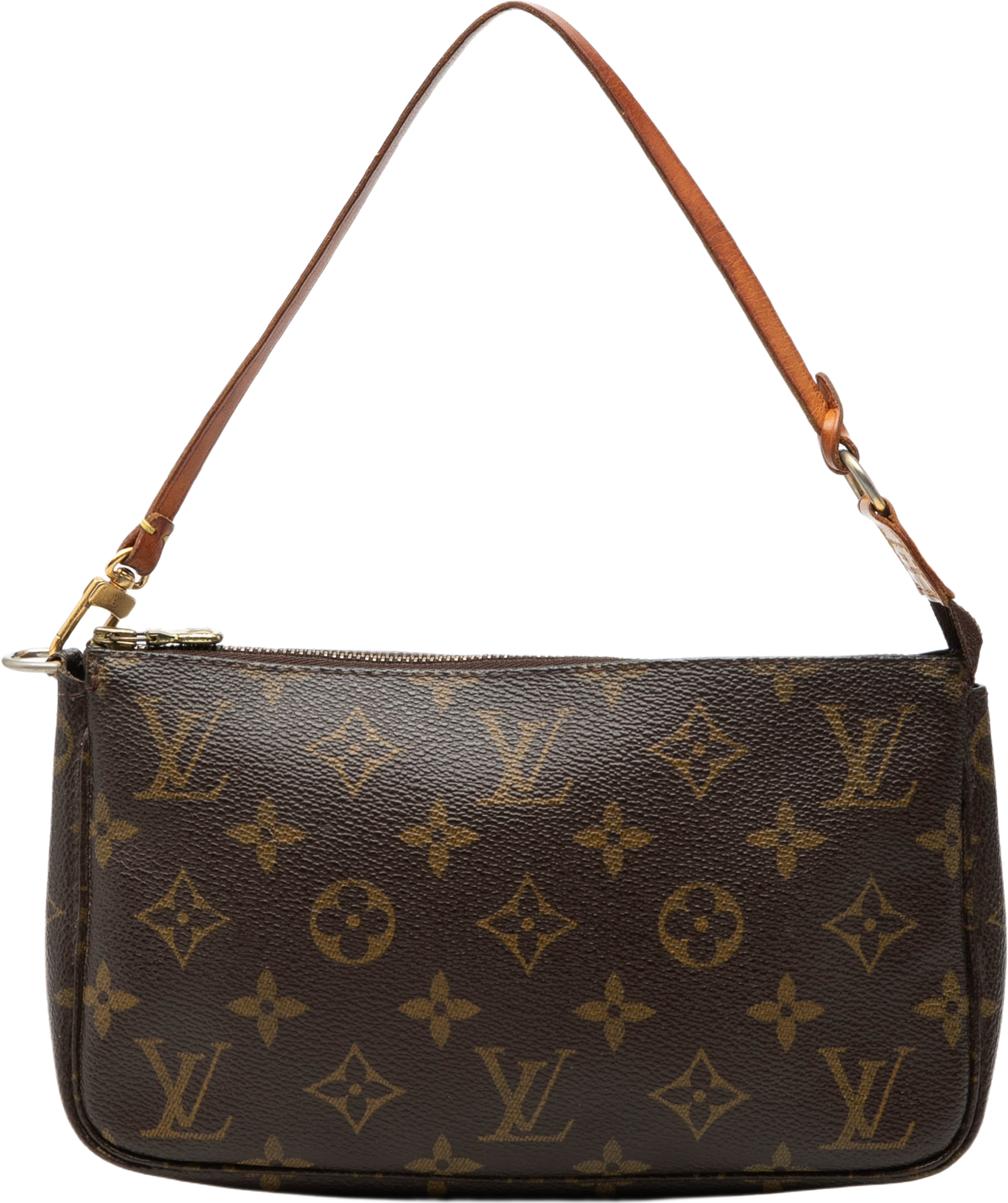 Louis Vuitton Monogram Pochette Accessoires, från Luxclusif, i färgen brown. Klicka för att öppna bilden i stort format