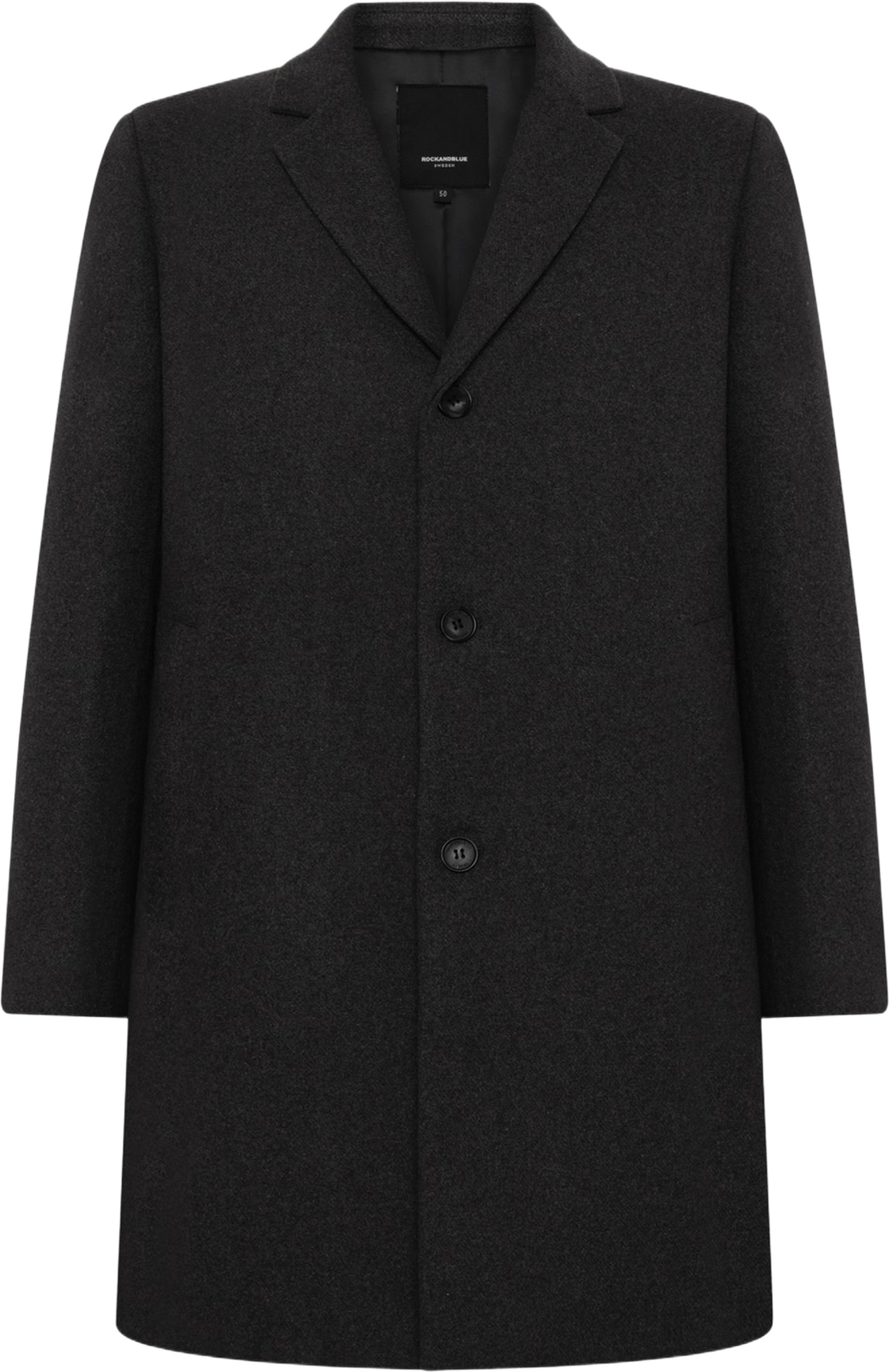Roman Coat, från ROCKANDBLUE, i färgen black. Klicka för att öppna bilden i stort format