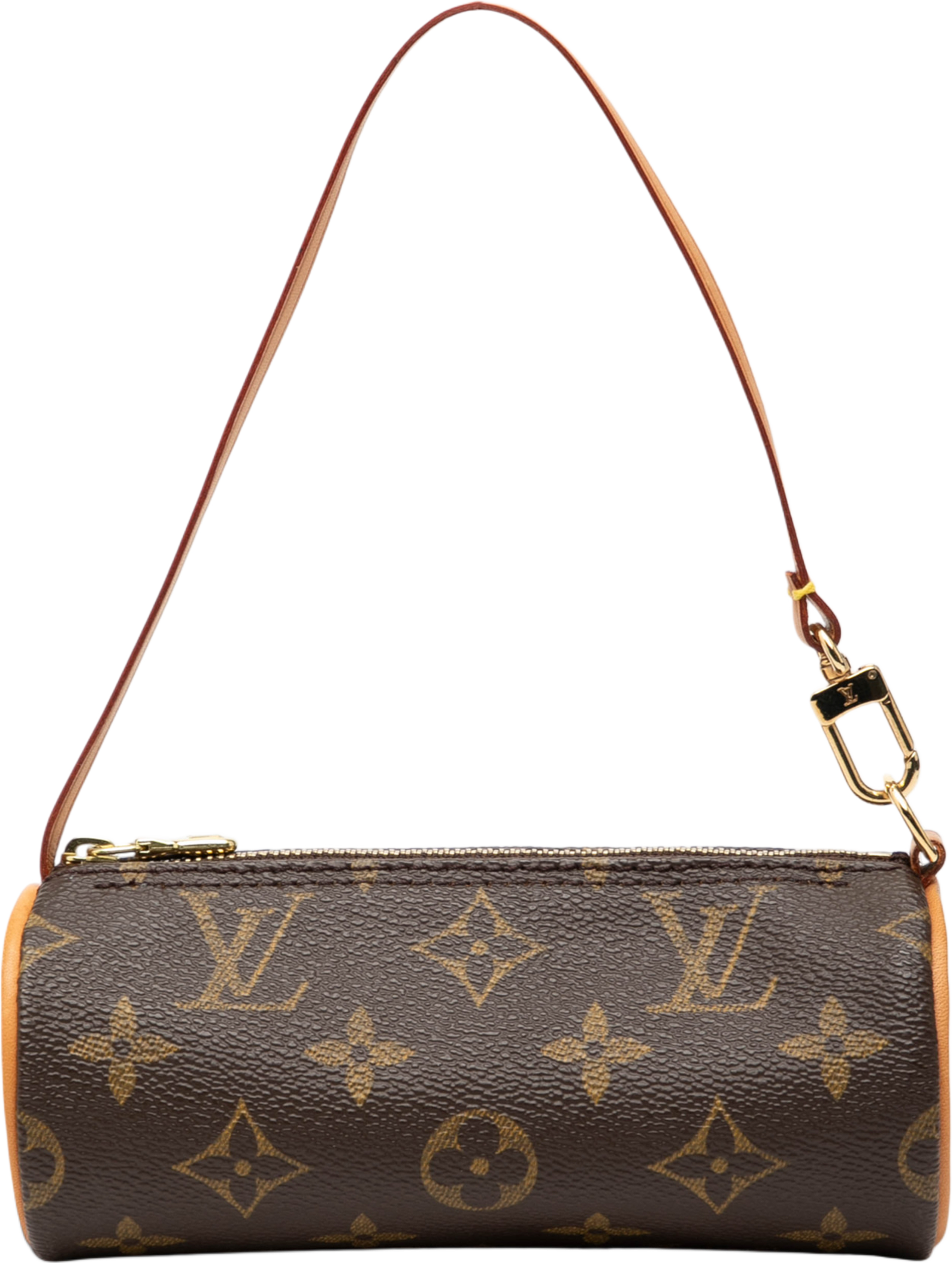 Louis Vuitton Monogram Papillon Pochette, från Luxclusif, i färgen brown. Klicka för att öppna bilden i stort format