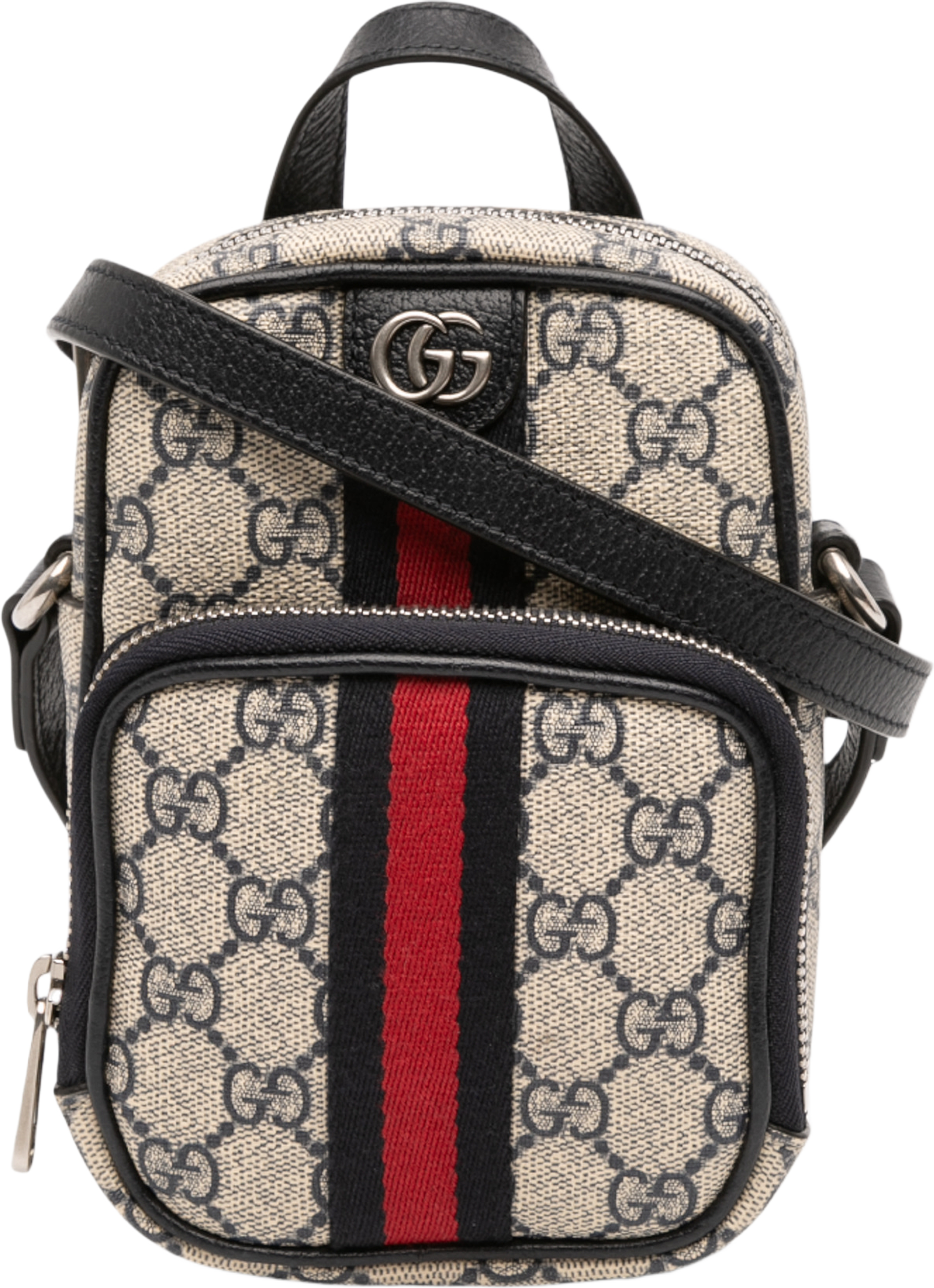 Gucci Mini Gg Supreme Ophidia Satchel, från Luxclusif, i färgen beige. Klicka för att öppna bilden i stort format