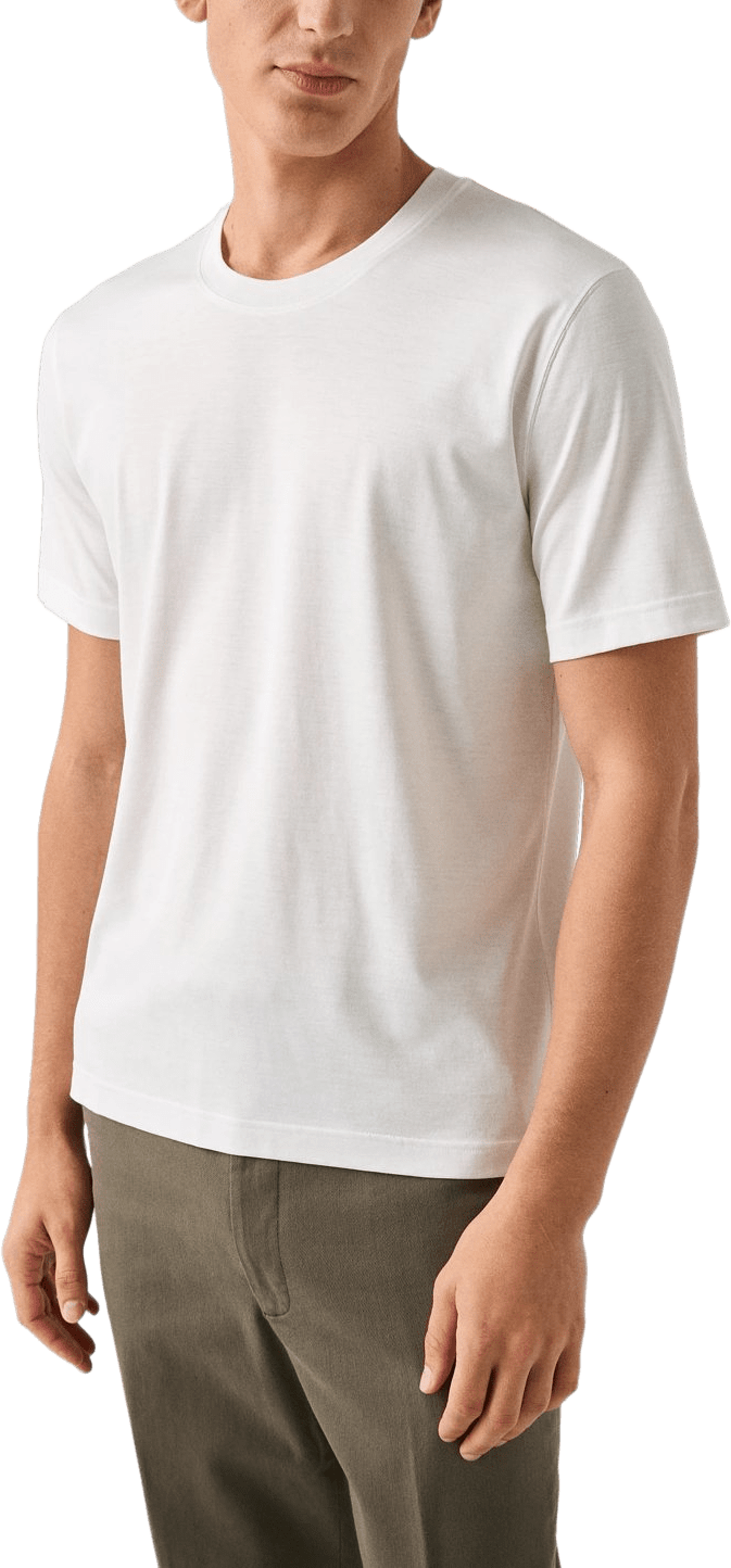 T-shirt I Bomull Och Siden