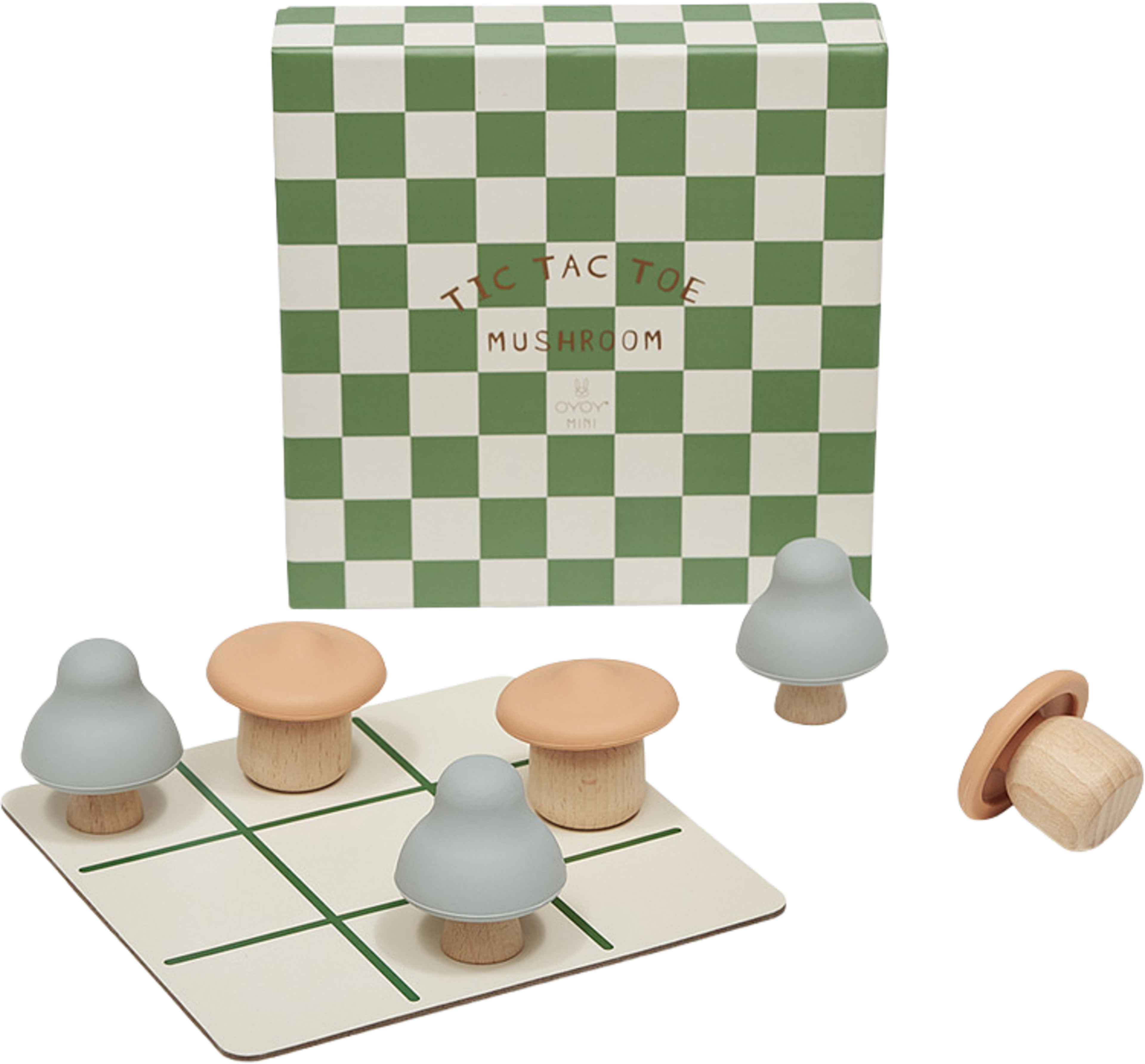 Mushroom Tictactoe, från OYOY Mini, i färgen multi. Klicka för att öppna bilden i stort format