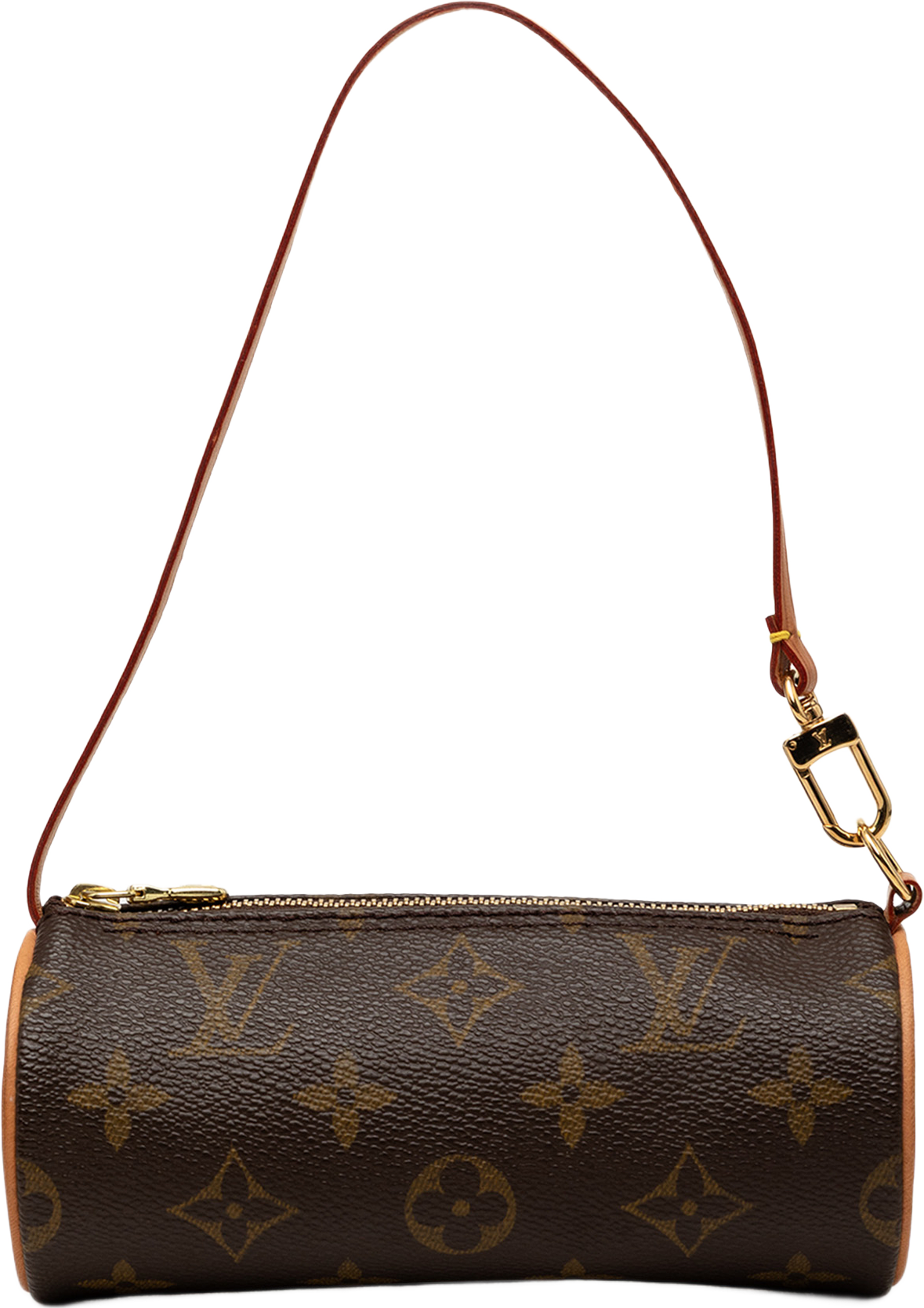 Louis Vuitton Monogram Papillon Pochette, från Luxclusif, i färgen brun. Klicka för att öppna bilden i stort format