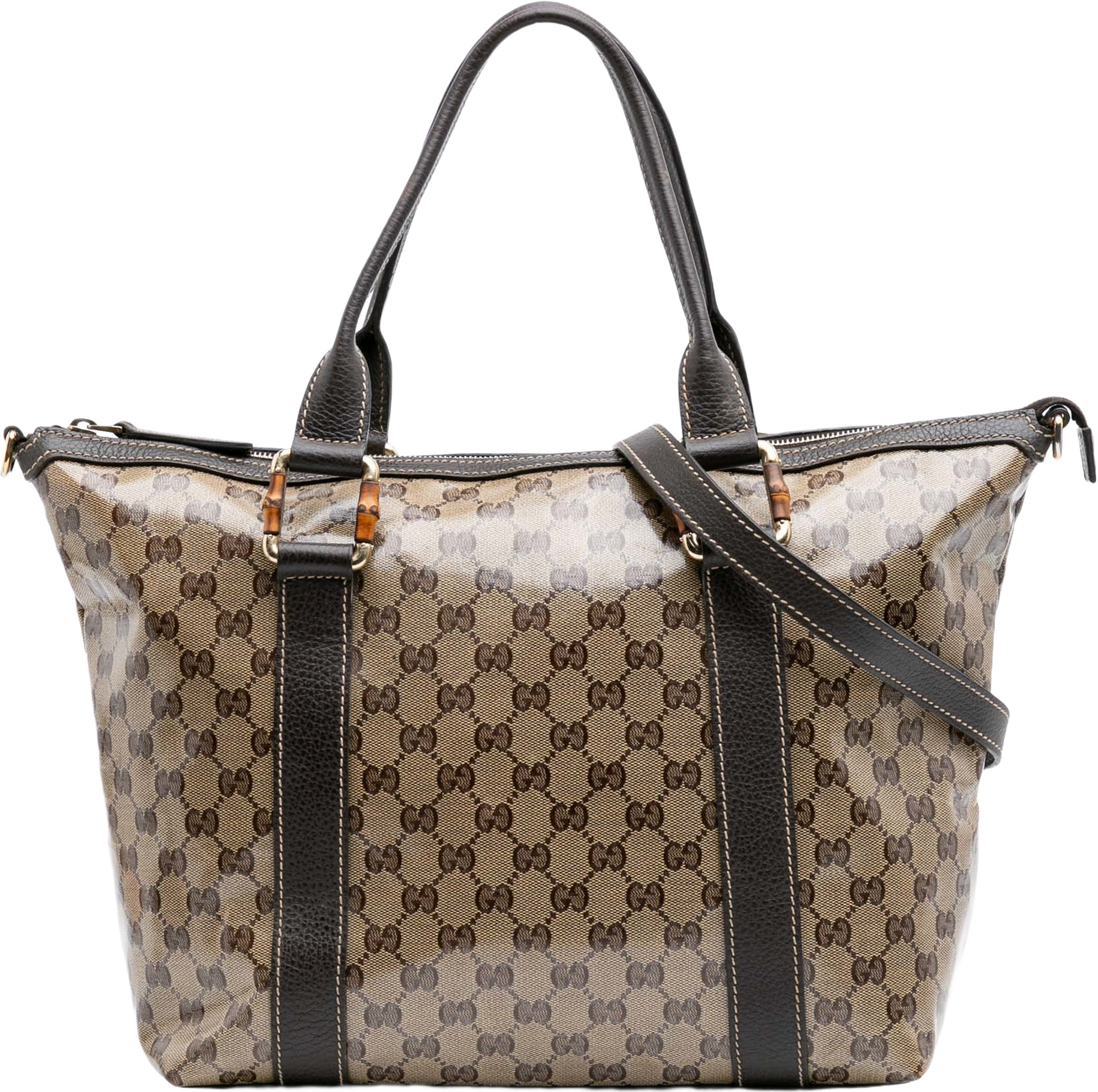 Gucci Gg Crystal Abbey D Ring Tote