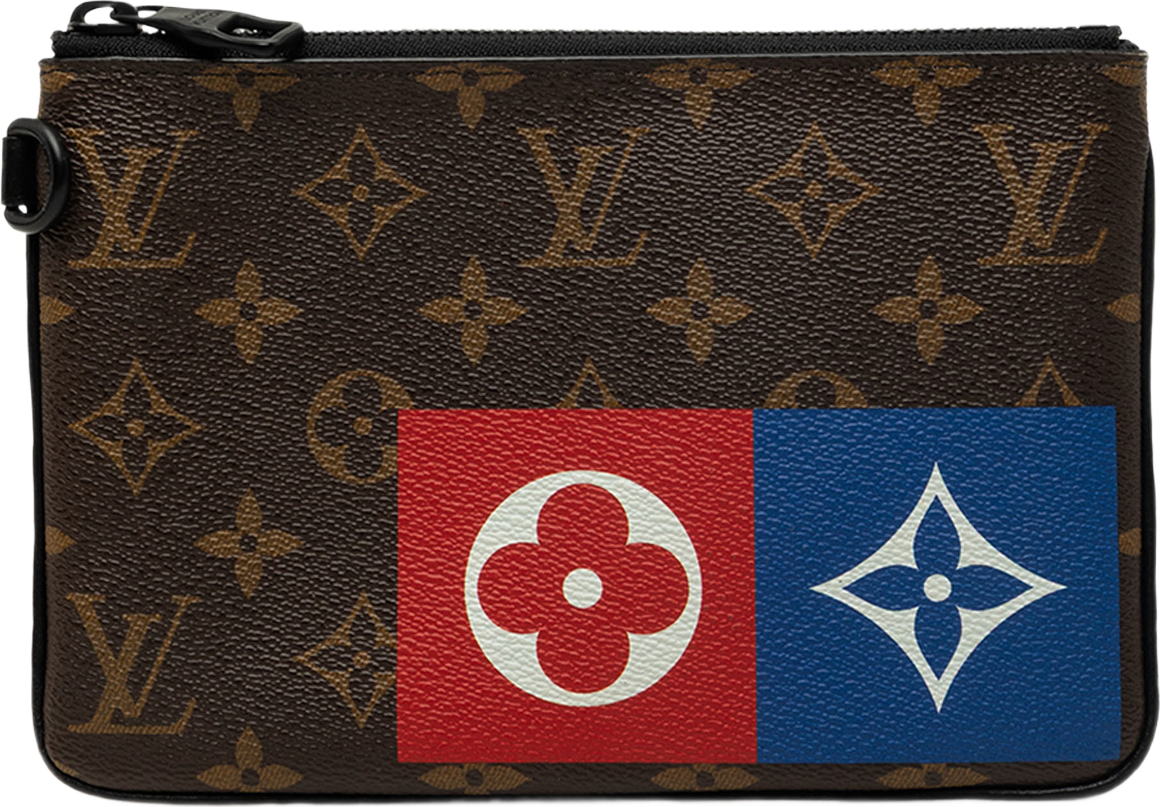 Louis Vuitton Monogram Logo Story Zipped Pouch Mm, från Luxclusif, i färgen brun. Klicka för att öppna bilden i stort format