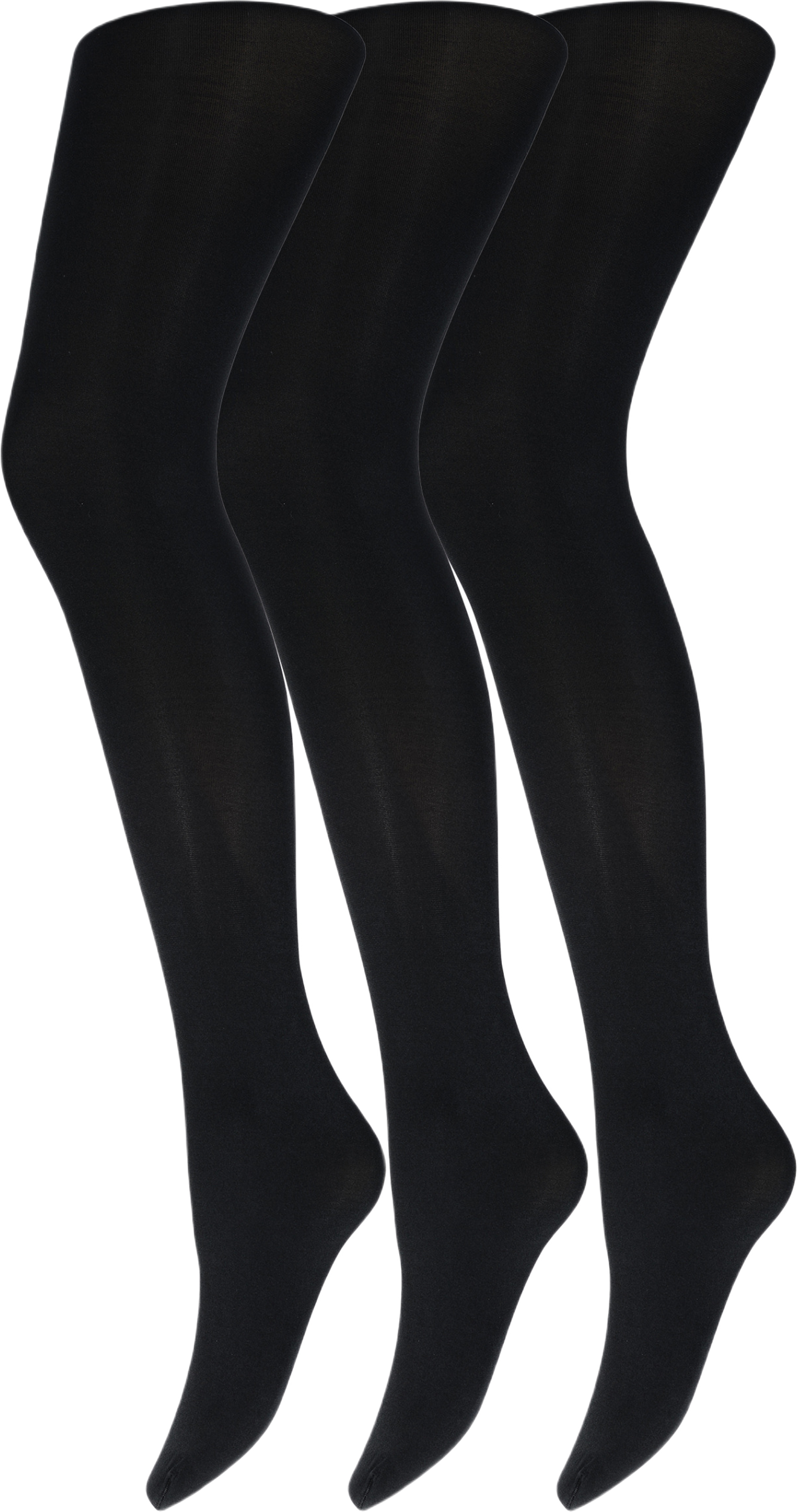Strumpbyxor "silklook" | 3-pack | 80 Denier | Svart