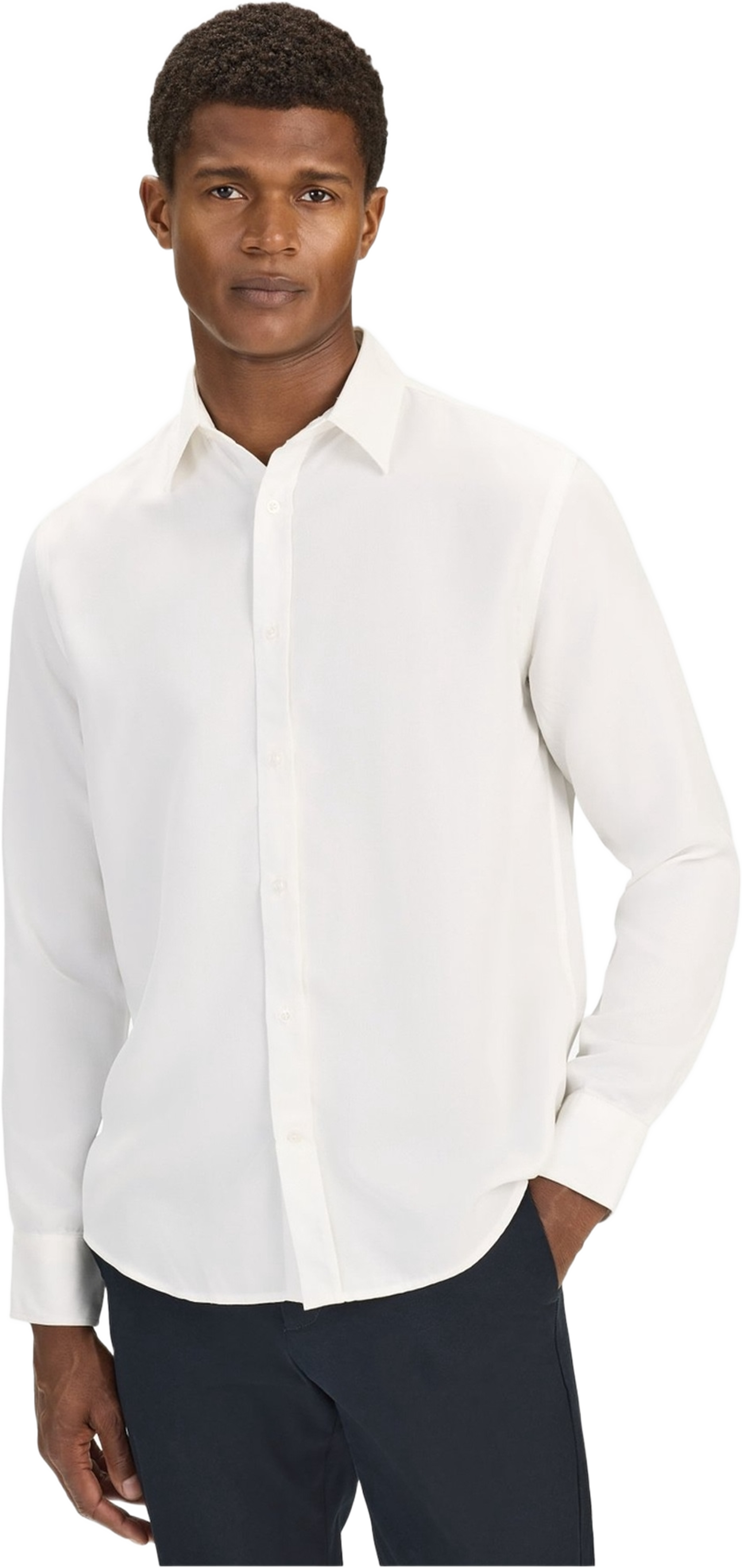Casual Lyocell Shirt (scott), från John Henric, i färgen white. Klicka för att öppna bilden i stort format