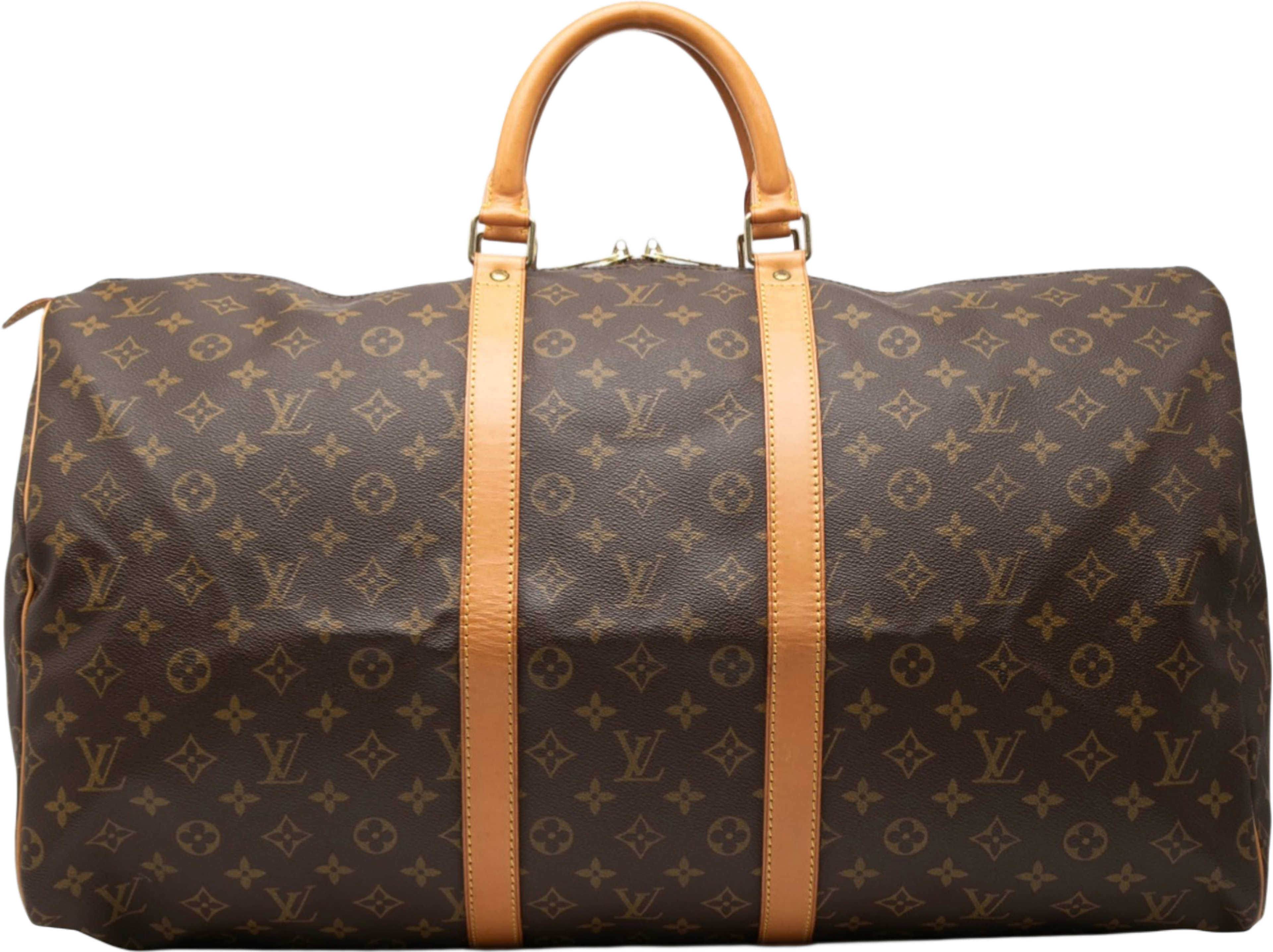 Louis Vuitton Monogram Keepall 55, från Luxclusif, i färgen brown. Klicka för att öppna bilden i stort format