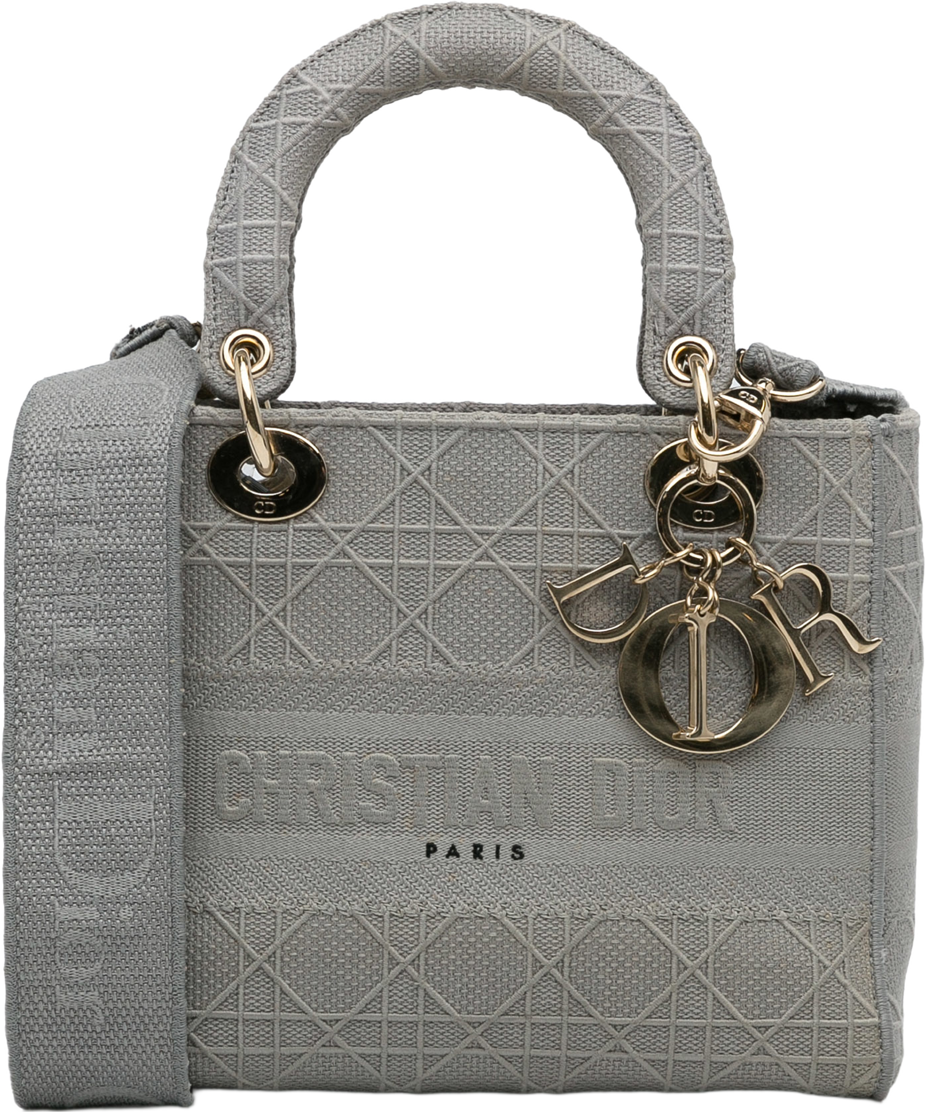 Dior Medium Canvas Cannage Lady D Lite