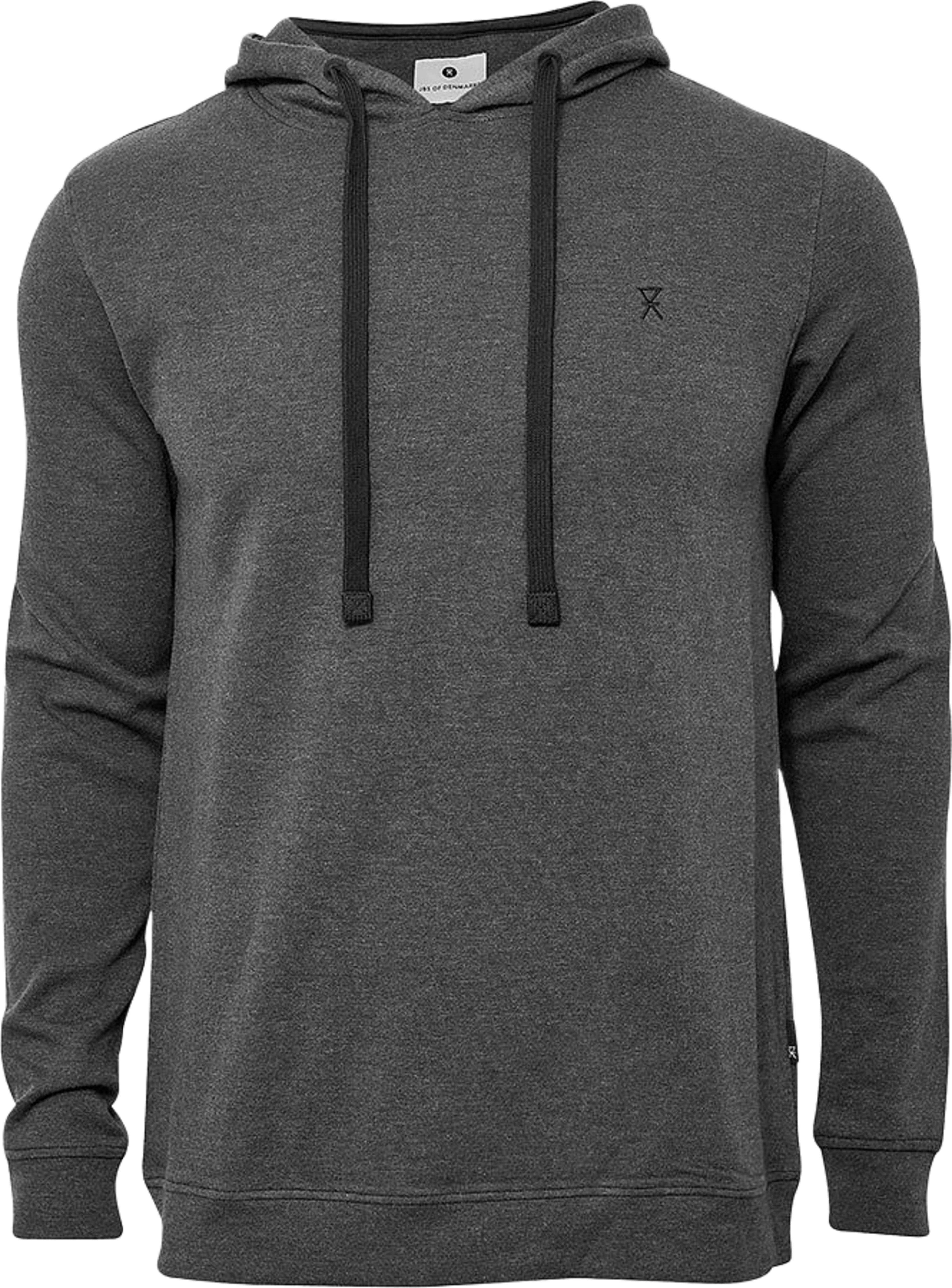 Sweat Hoodie - Bambu, från JBS of Denmark, i färgen dark grey melange. Klicka för att öppna bilden i stort format
