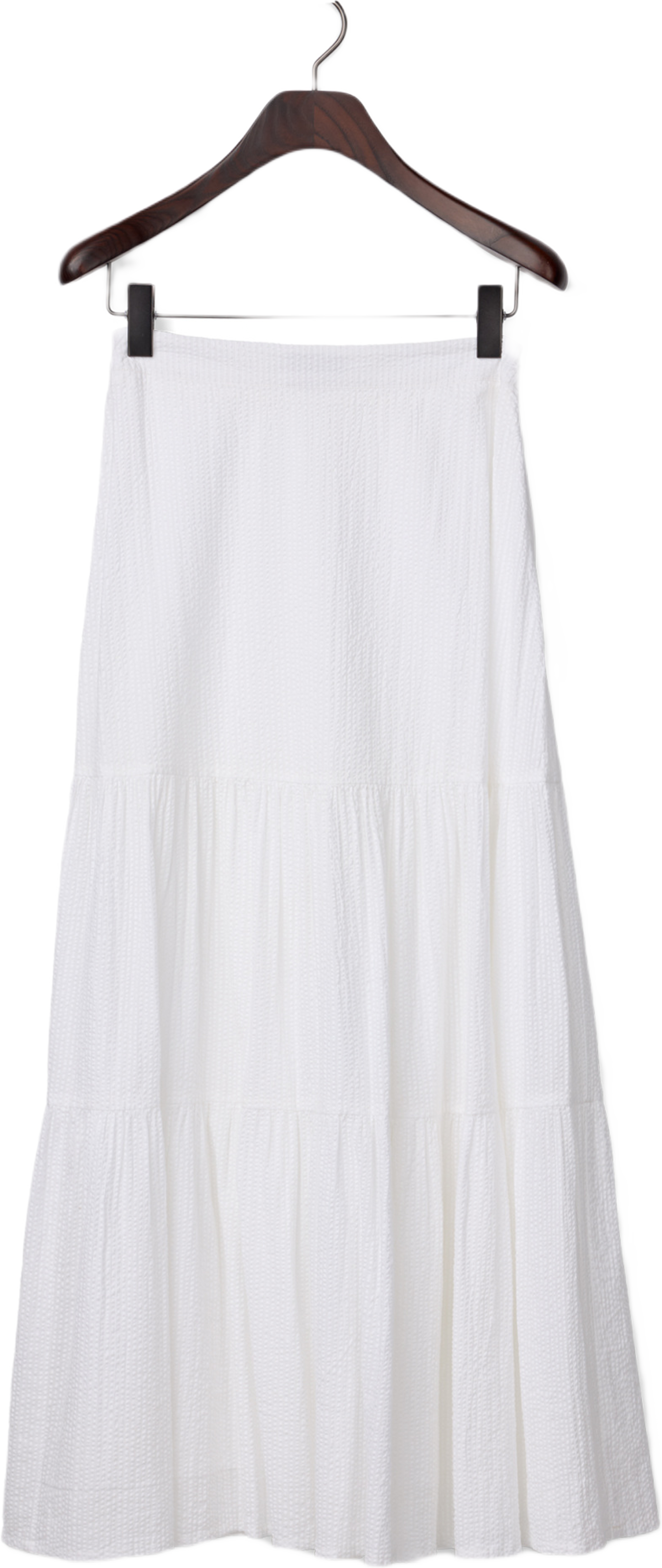 Seersucker Maxi Skirt