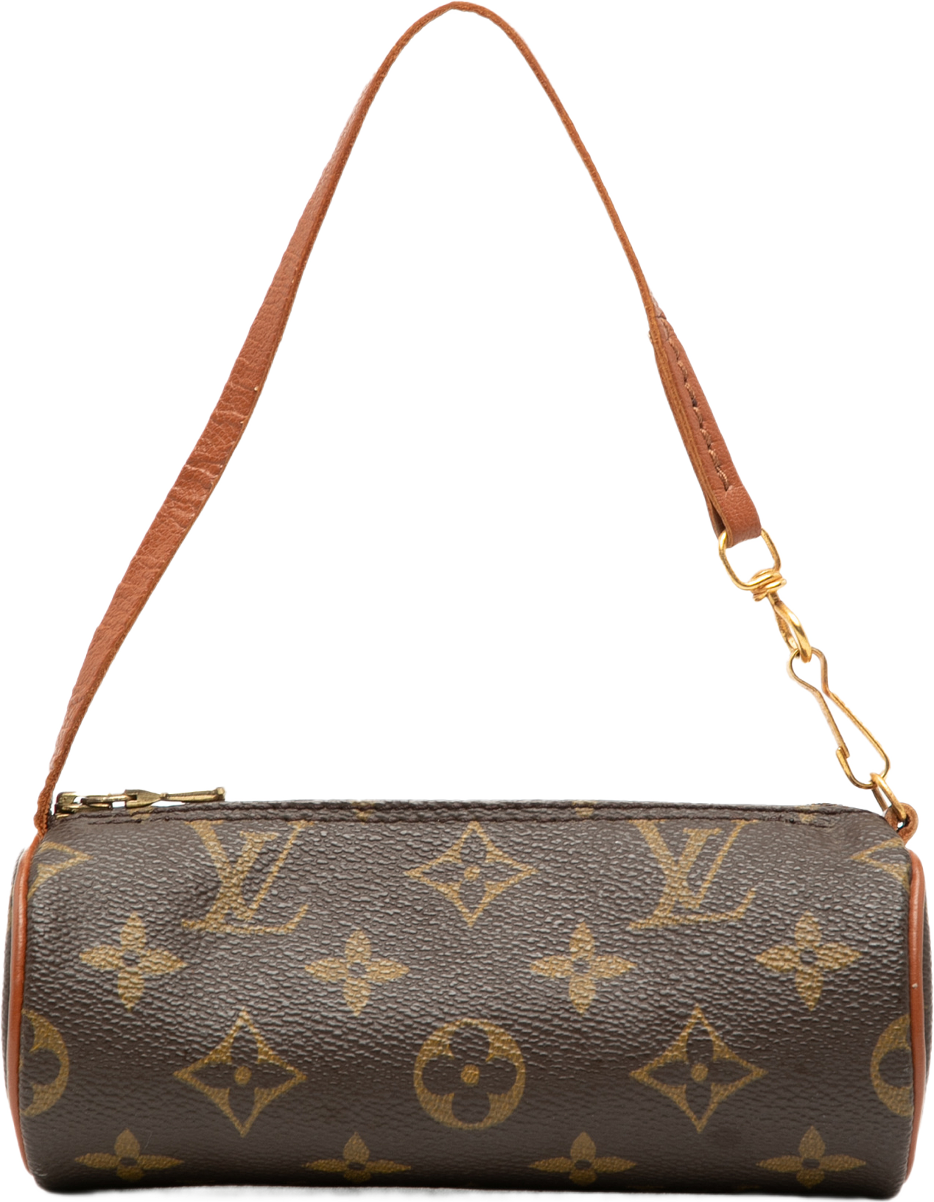 Louis Vuitton Monogram Papillon Pochette, från Luxclusif, i färgen brown. Klicka för att öppna bilden i stort format