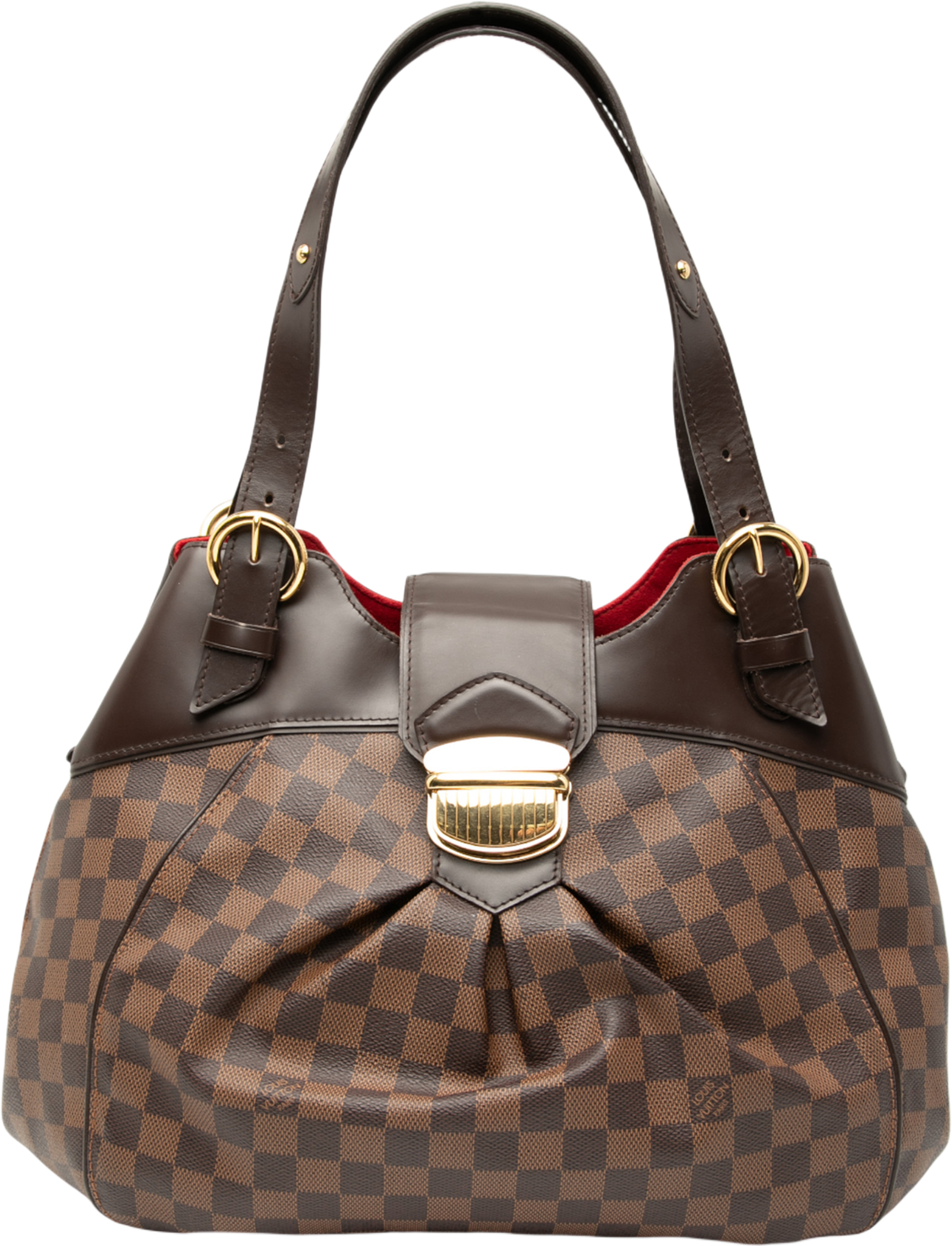 Louis Vuitton Damier Ebene Sistina Gm, från Luxclusif, i färgen brown. Klicka för att öppna bilden i stort format