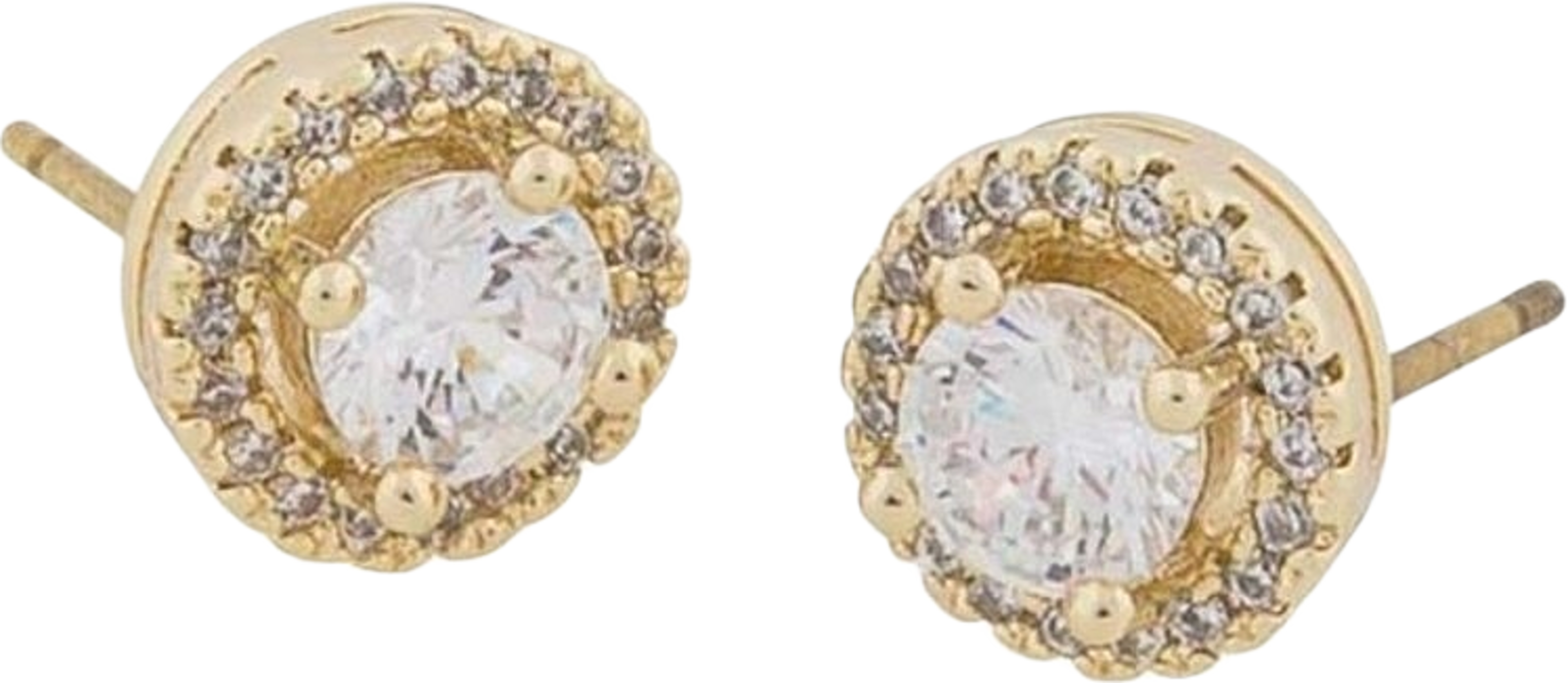 Lou Round Stone Earring