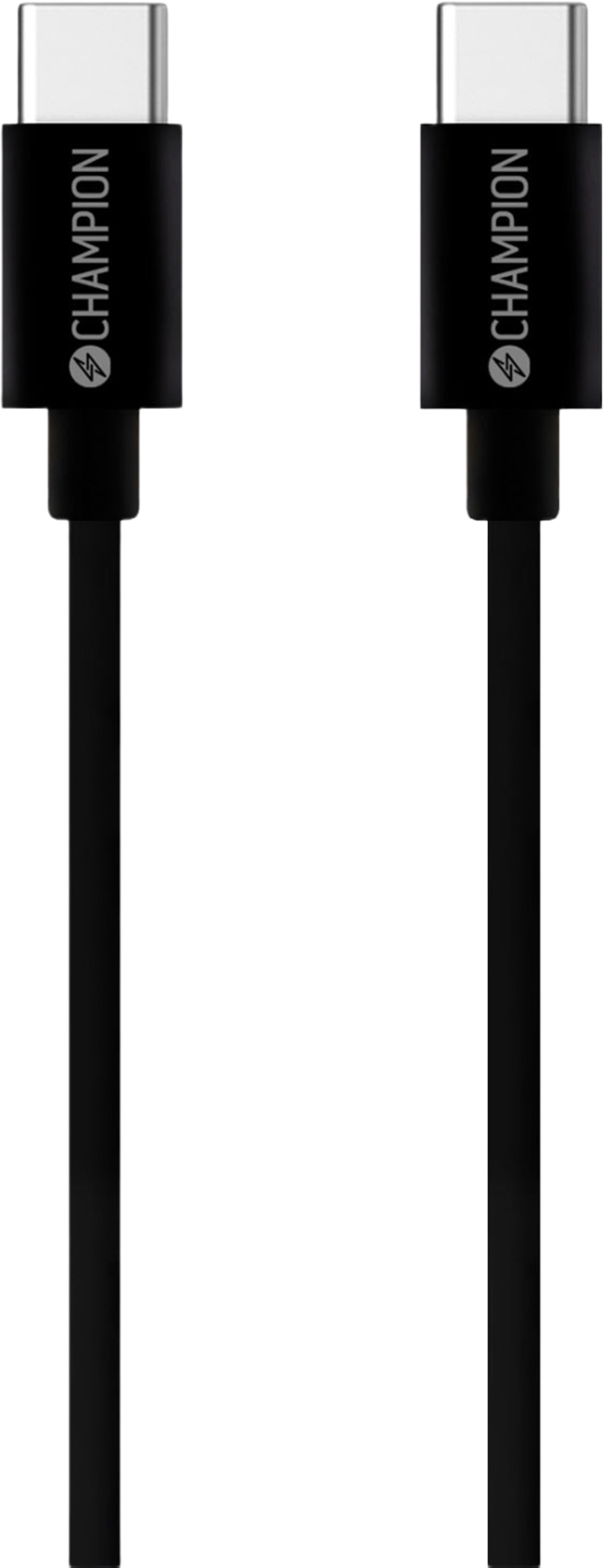 Usb-c Kabel 60w 1m, från Champion Nordic, i färgen svart. Klicka för att öppna bilden i stort format