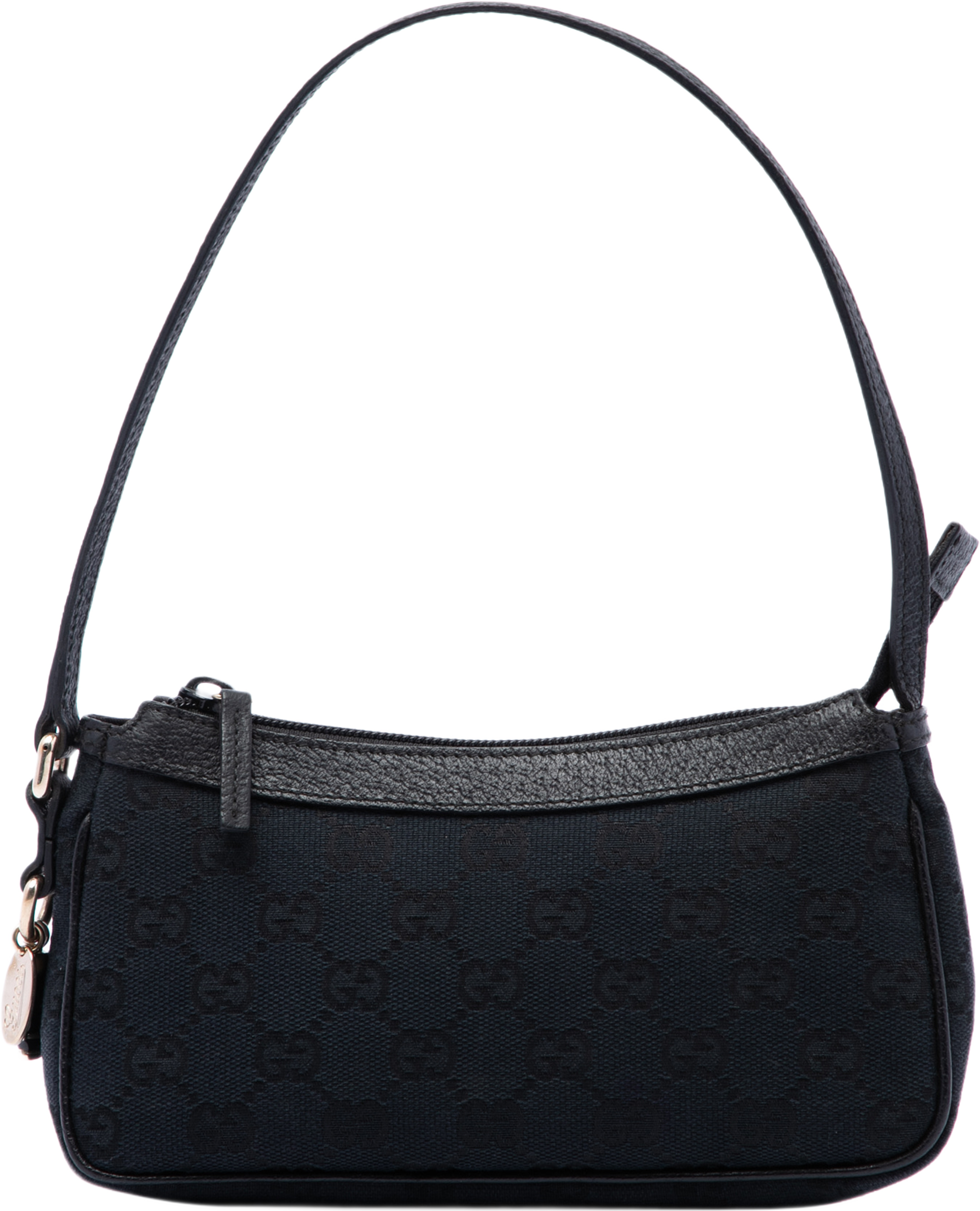 Gucci Gg Canvas Shoulder Bag, från Luxclusif, i färgen svart. Klicka för att öppna bilden i stort format