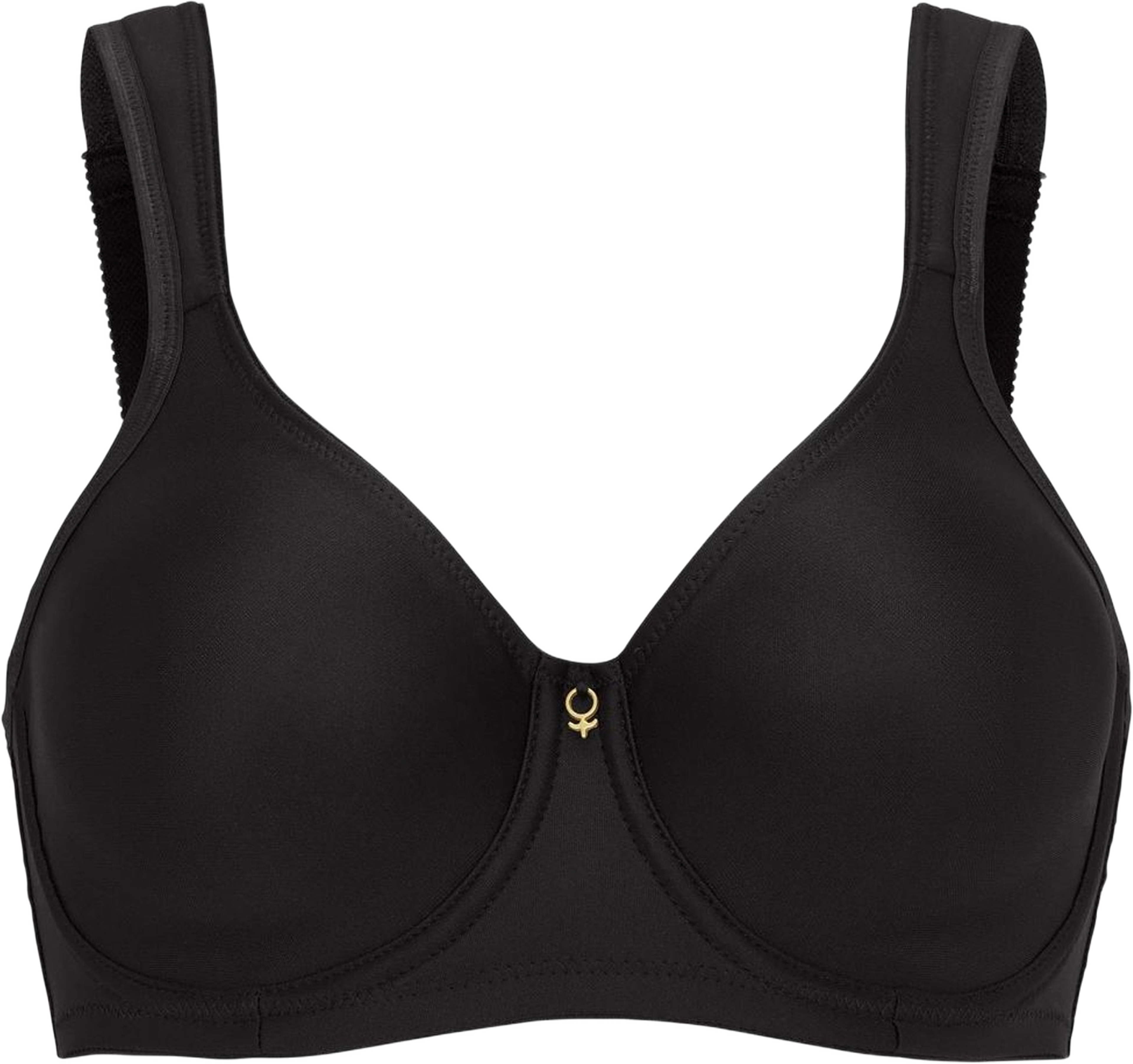 Clean Curves Formpressad Bygel-bh, från Swegmark, i färgen black. Klicka för att öppna bilden i stort format