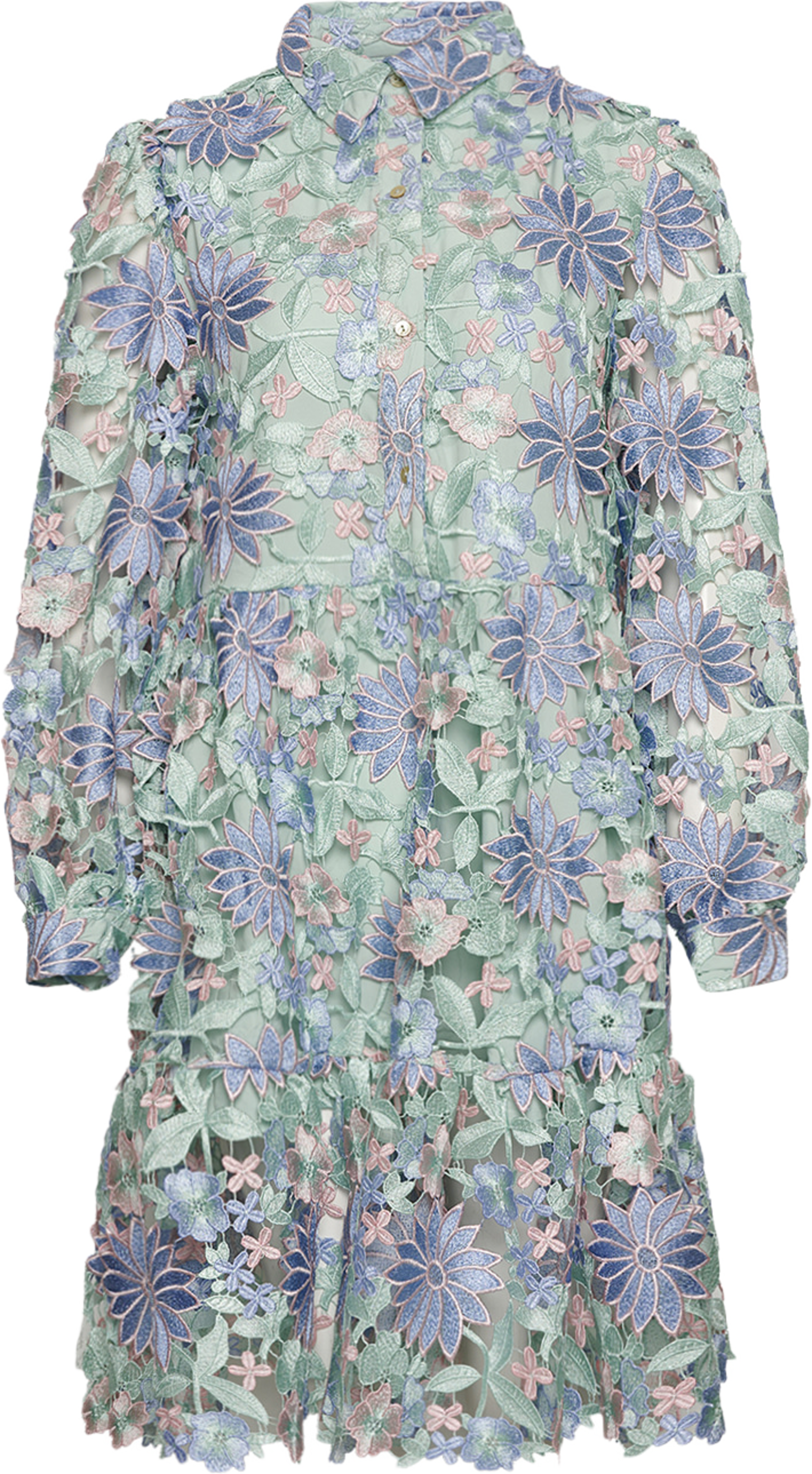 Star Ls Dress - Blue Mix