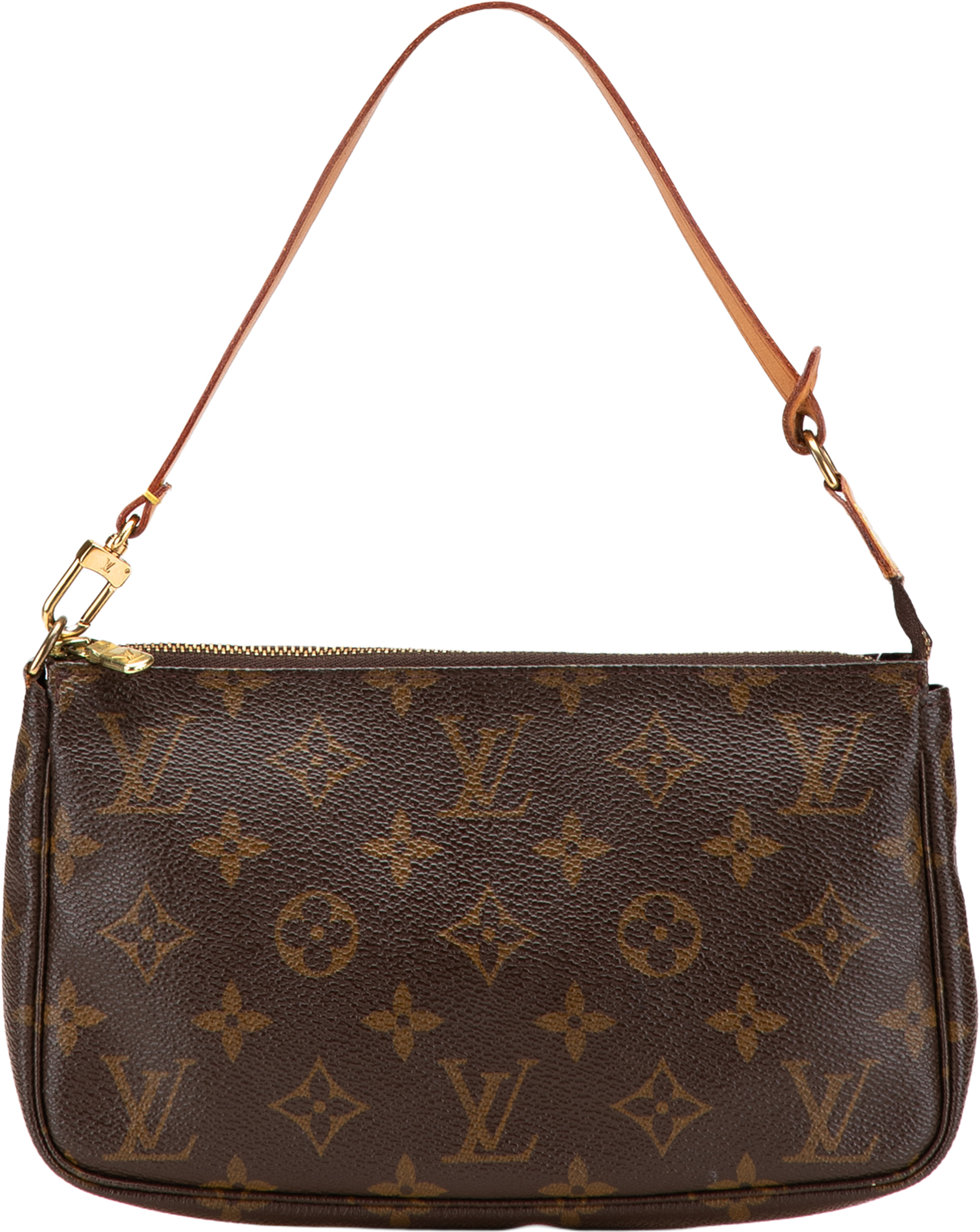 Louis Vuitton Monogram Pochette Accessoires, från Luxclusif, i färgen brown. Klicka för att öppna bilden i stort format