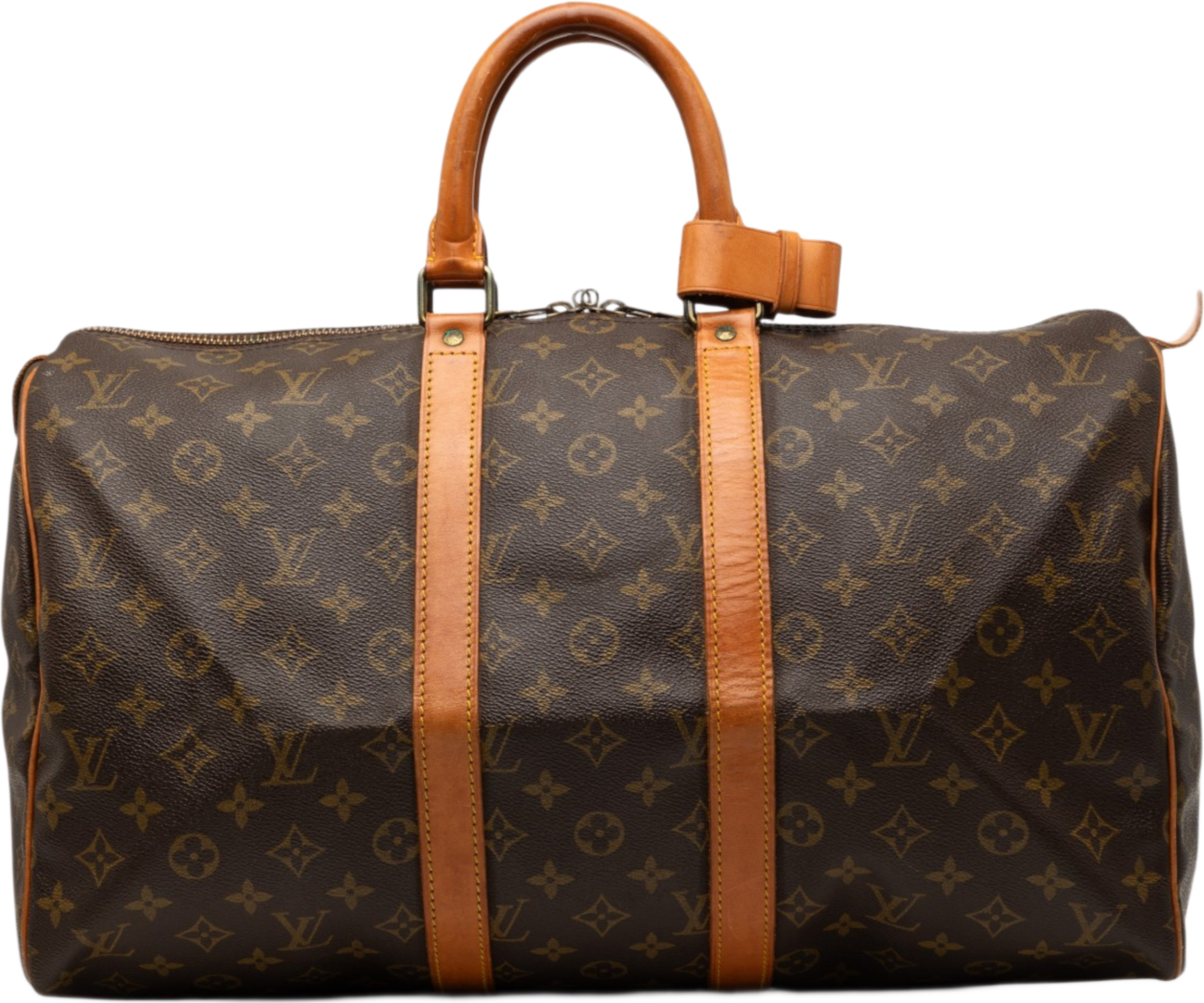 Louis Vuitton Monogram Keepall 45, från Luxclusif, i färgen brun. Klicka för att öppna bilden i stort format