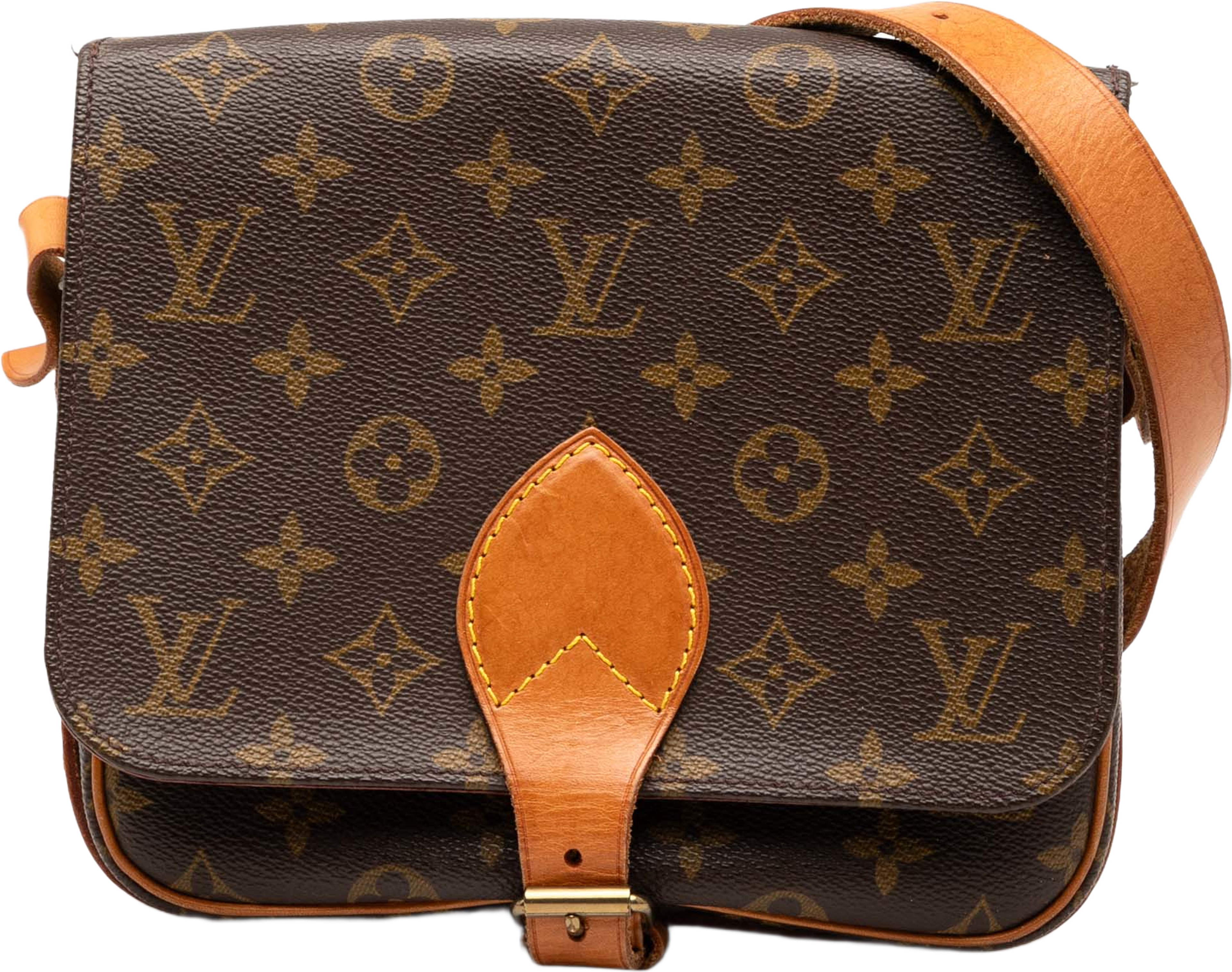 Louis Vuitton Monogram Cartouchiere Mm, från Luxclusif, i färgen brown. Klicka för att öppna bilden i stort format