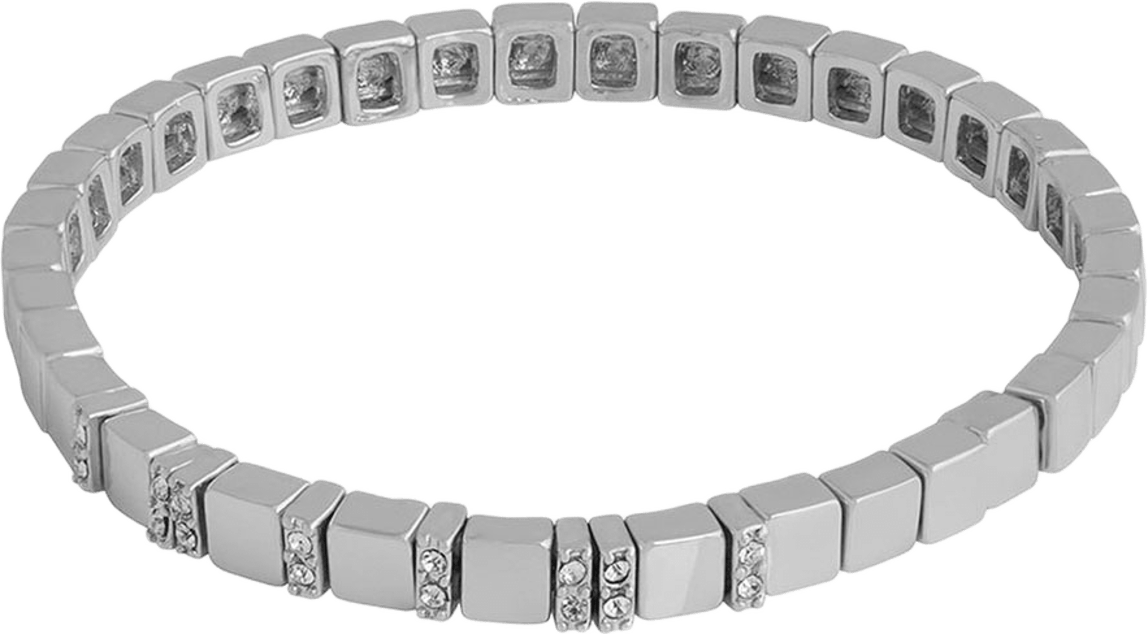 Brick Small Elastic Crystal Brace, från SNÖ of Sweden, i färgen s/clear. Klicka för att öppna bilden i stort format