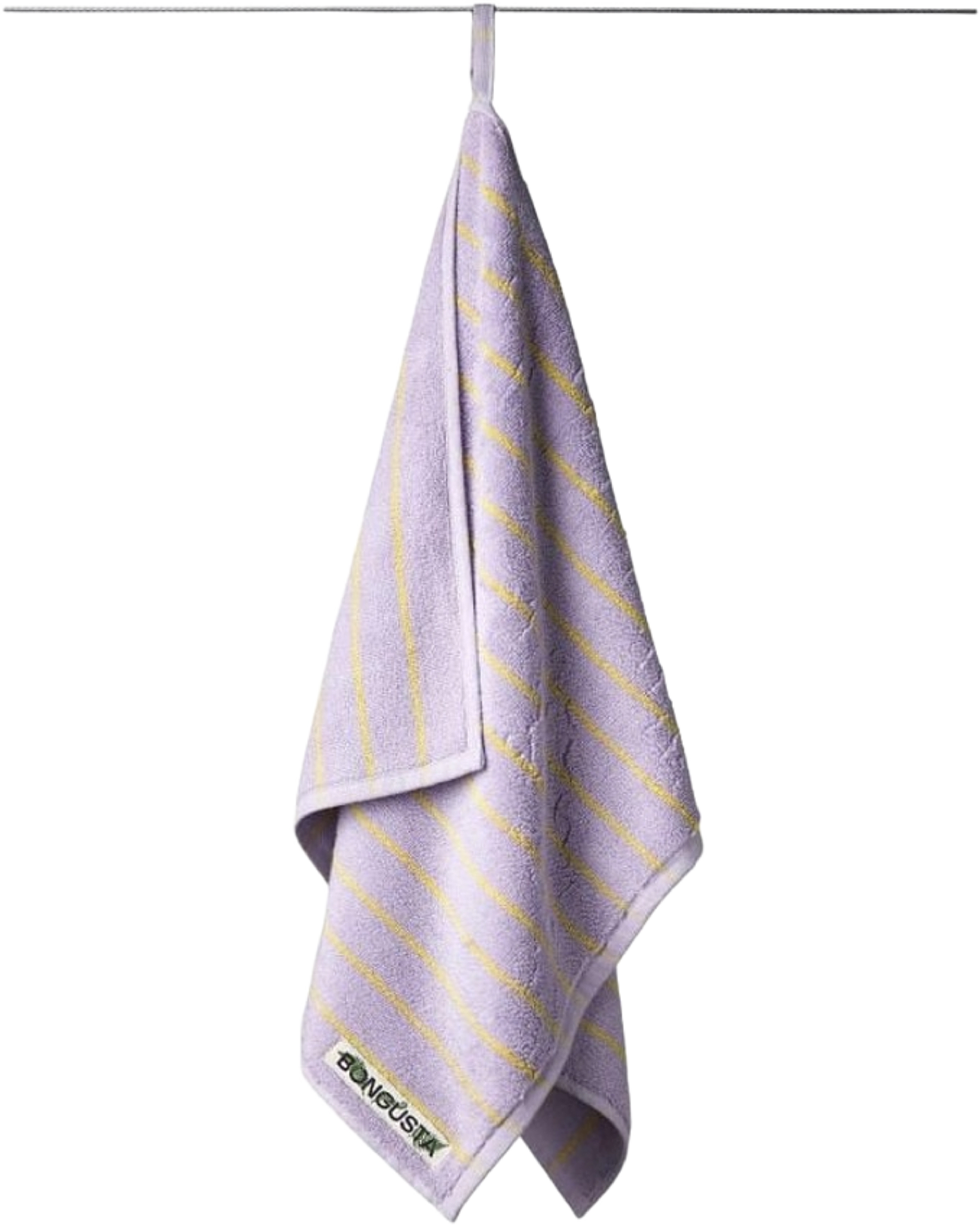 Handduk Naram 50 X 80cm, från Bongusta, i färgen lila. Klicka för att öppna bilden i stort format