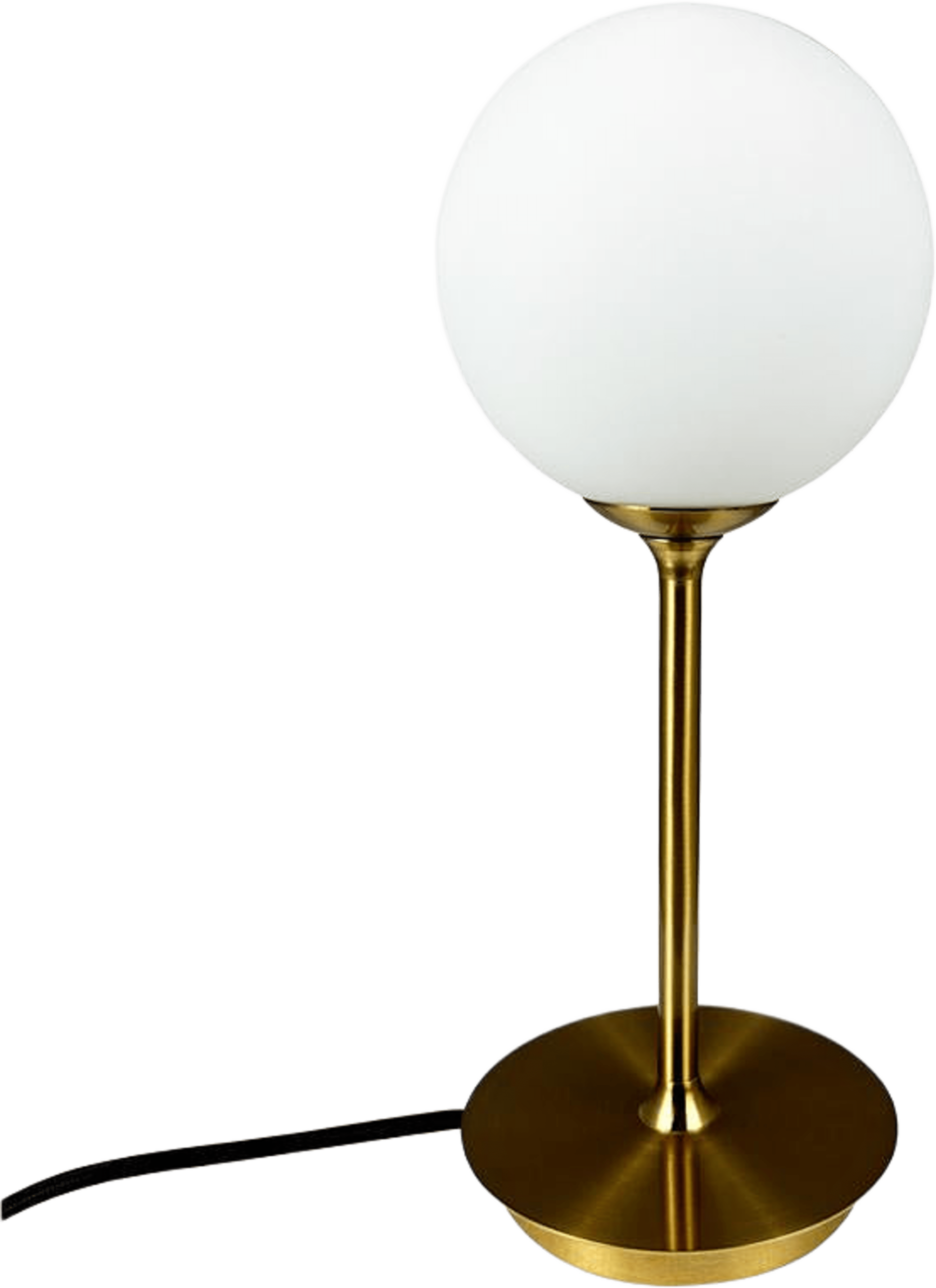 Sia Table Lamp, från Dyberg Larsen, i färgen opal/ brass. Klicka för att öppna bilden i stort format