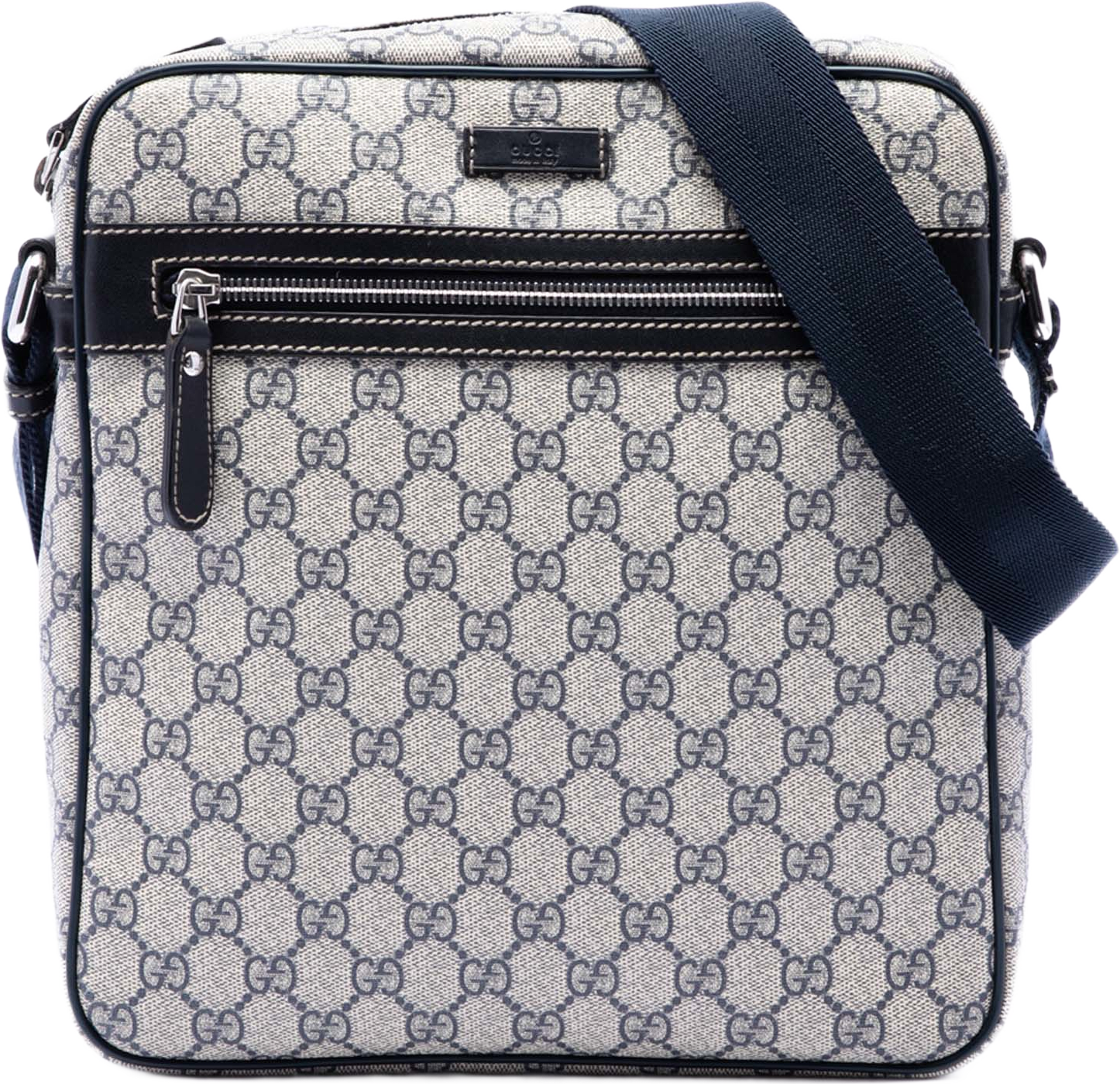 Gucci Gg Supreme Crossbody, från Luxclusif, i färgen beige. Klicka för att öppna bilden i stort format